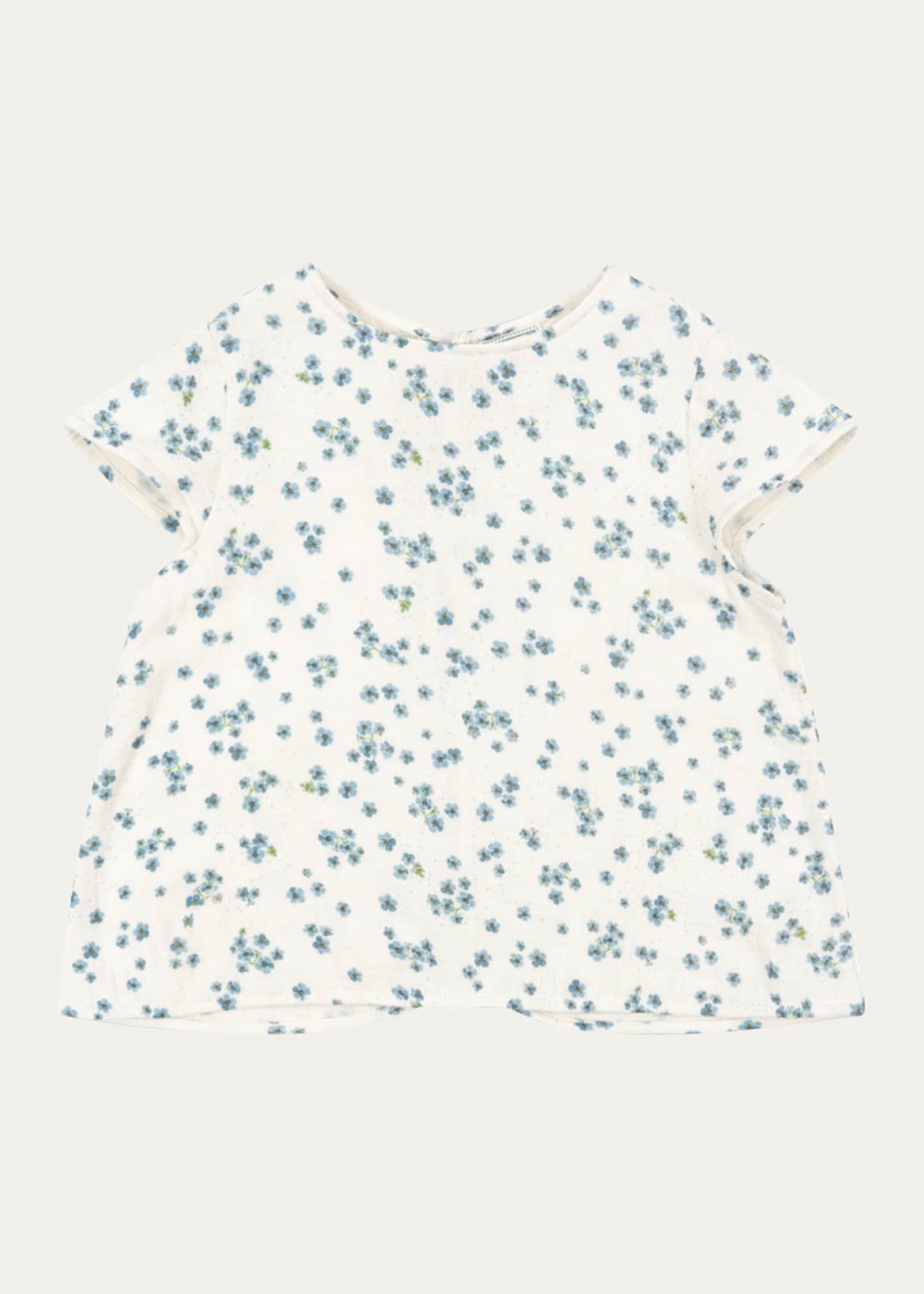 Konges Slojd Rosie H-W x Girl's Mioblu Floral Cotton Top, Size 12M-6 Image 1 of 2