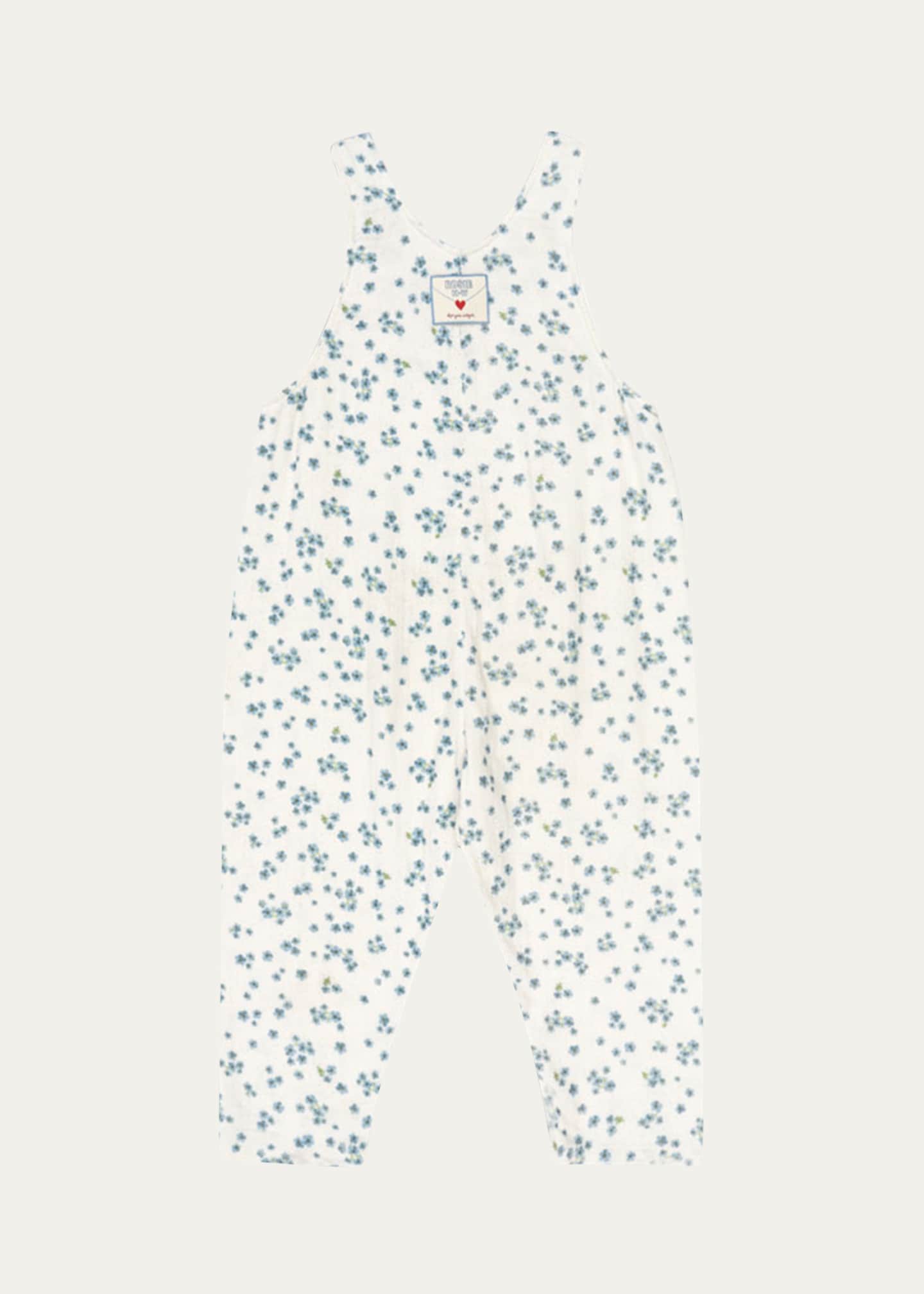 Konges Slojd Rosie H-W x Girl's Mioblu Overalls, Size 12M-6 Image 2 of 2