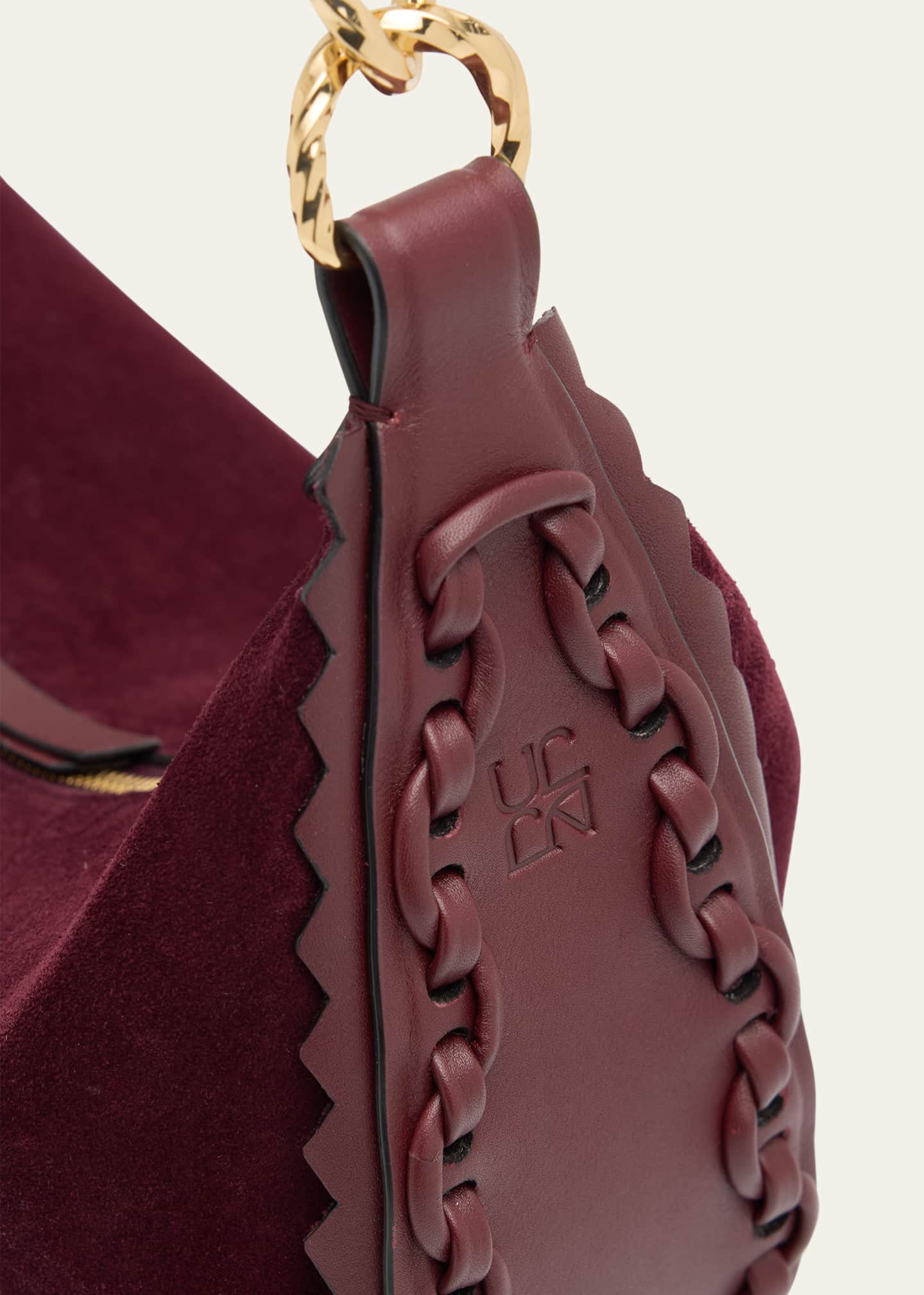 Ulla Johnson Twyla Small Suede Hobo Bag Image 4 of 6