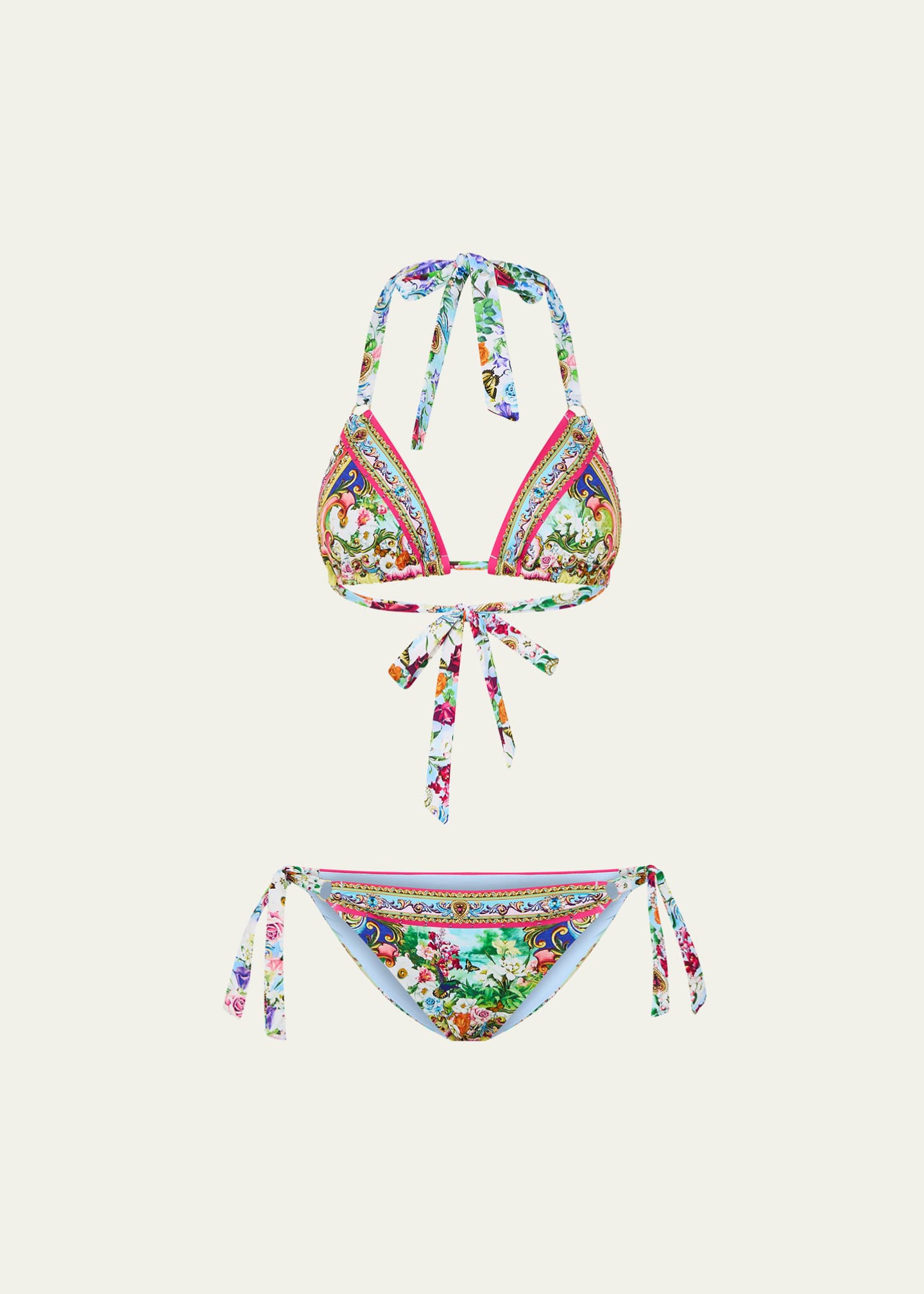 Camilla Spirit of Santa Maria Soft Tie Triangle Two-Piece Swimsuit Image 1 of 4