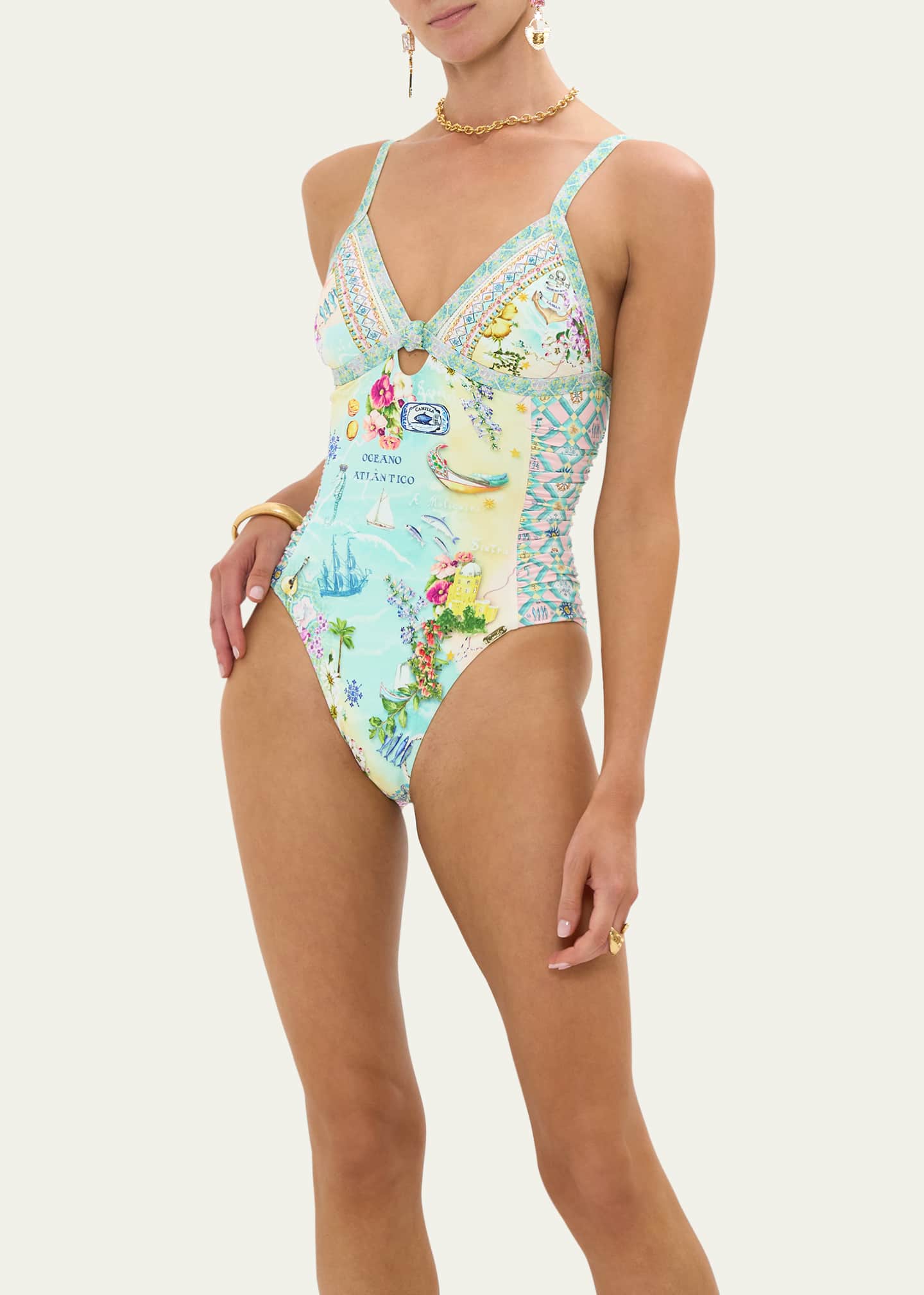 Camilla Just Coasting Paneled One-Piece Swimsuit Image 4 of 4