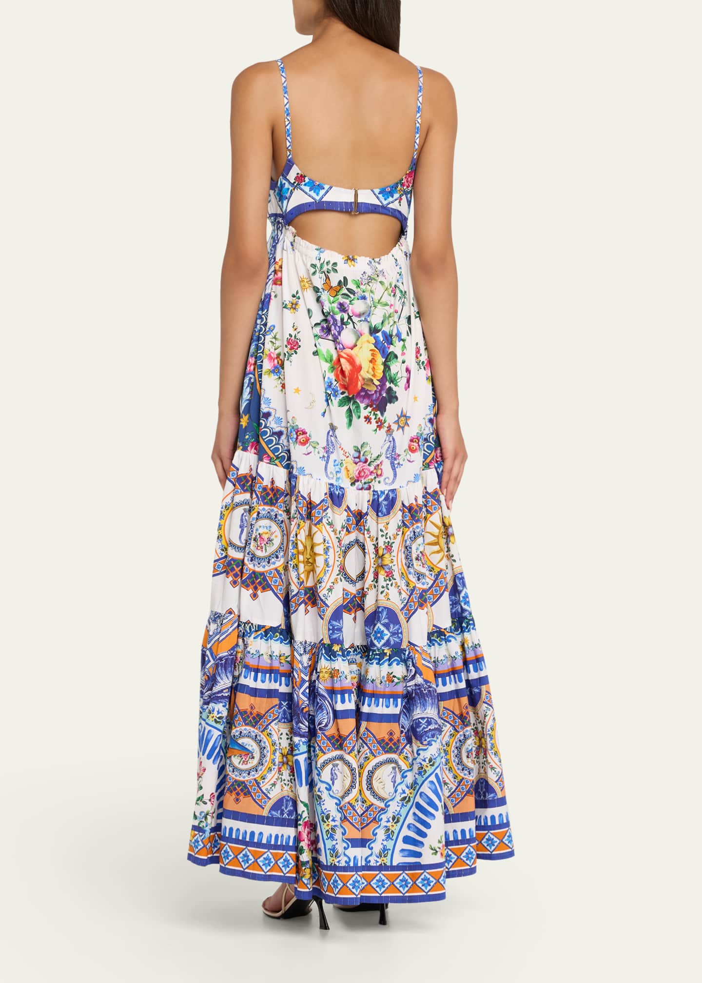 Camilla Tiles Darls Long Dress with Jersey Bodice Image 3 of 5