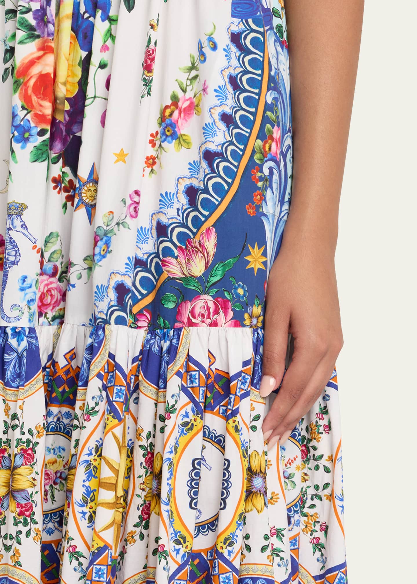 Camilla Tiles Darls Long Dress with Jersey Bodice Image 5 of 5