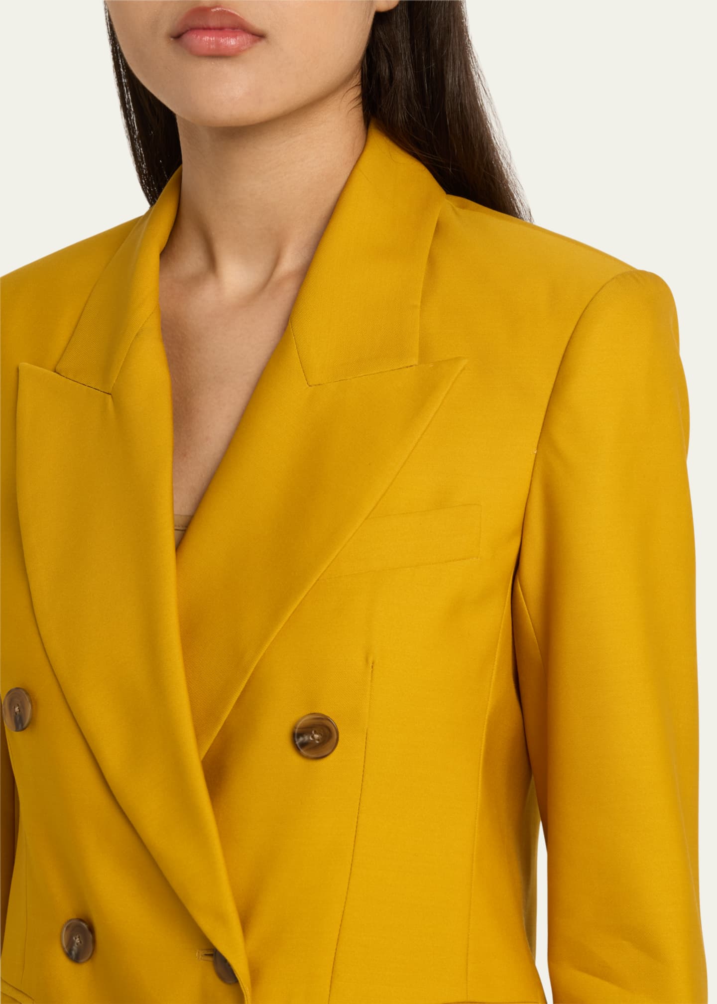 Heirlome Laurence Silk Double-Breasted Blazer Image 5 of 5