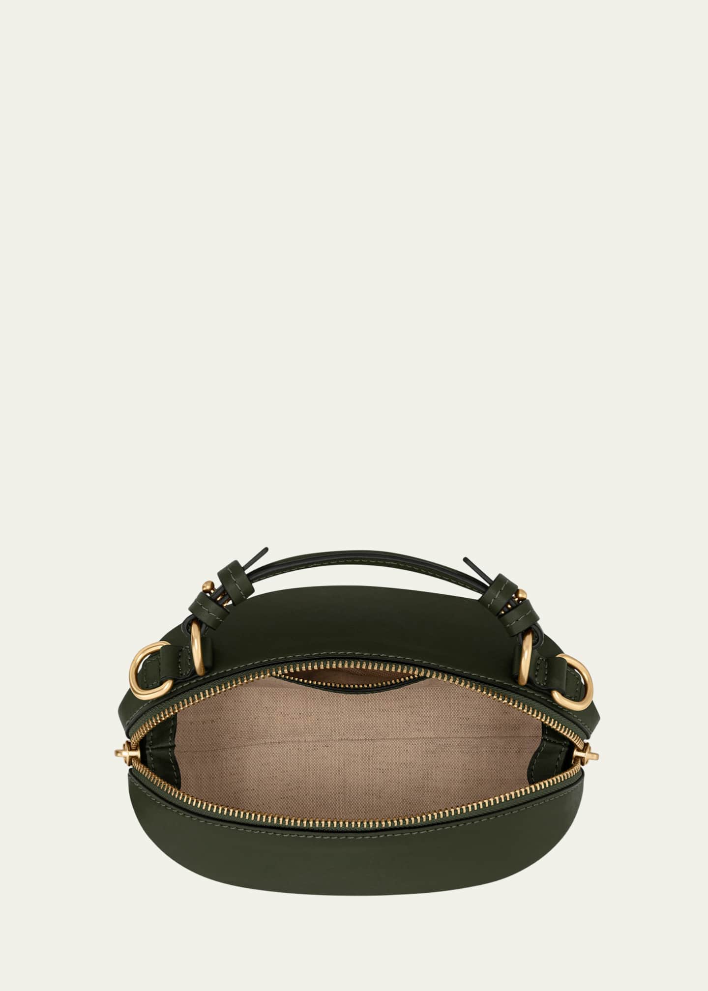 Oroton Mica Mini Bowler Leather Crossbody Bag Image 4 of 5