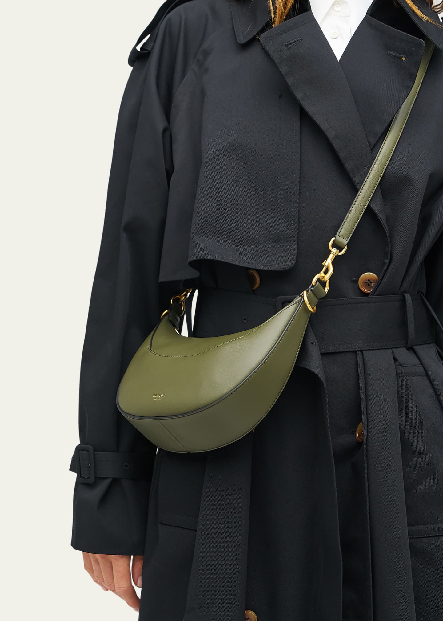 Oroton Florence Small Leather Shoulder Bag Image 5 of 5
