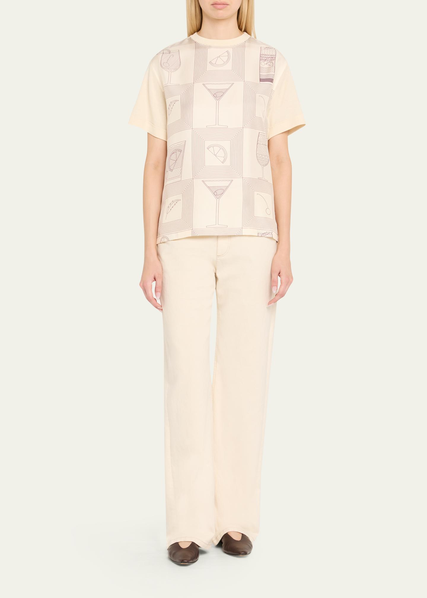Loro Piana Mazzorbo Short-Sleeve Silk Cotton T-Shirt - Bergdorf 