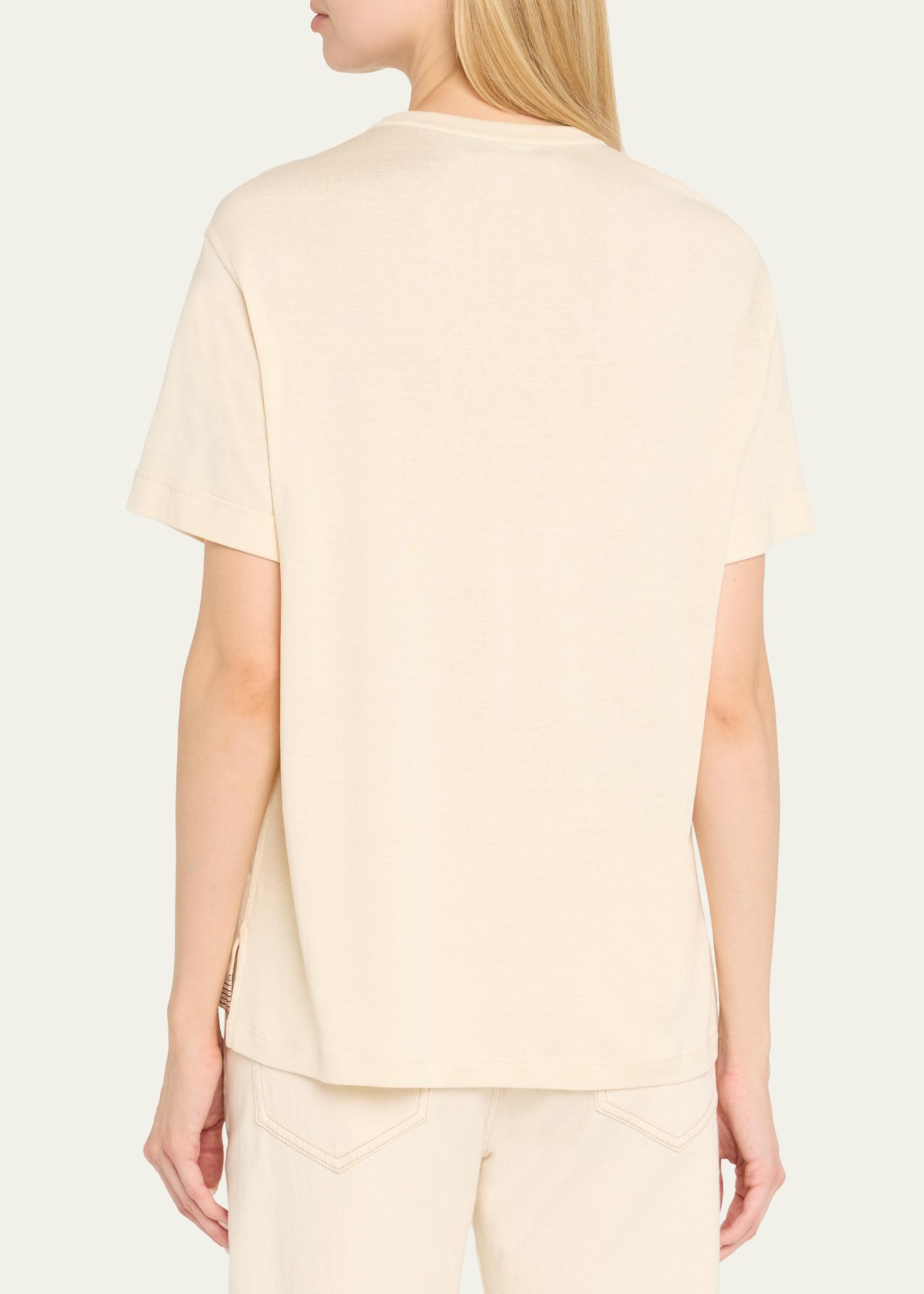 Loro Piana Mazzorbo Short-Sleeve Silk Cotton T-Shirt - Bergdorf 