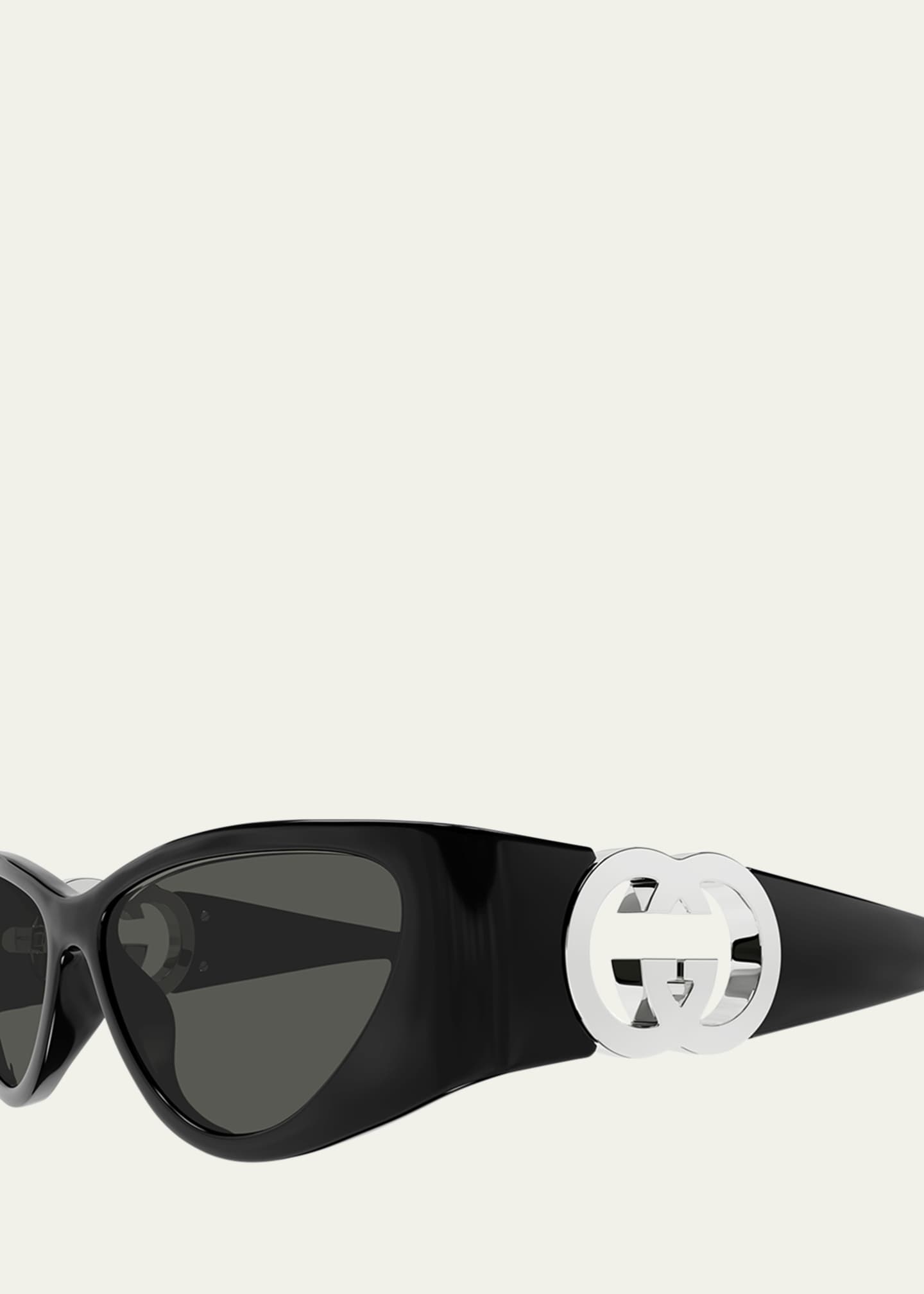 Gucci GG1824S Wrap Around Sunglasses - Bergdorf Goodman
