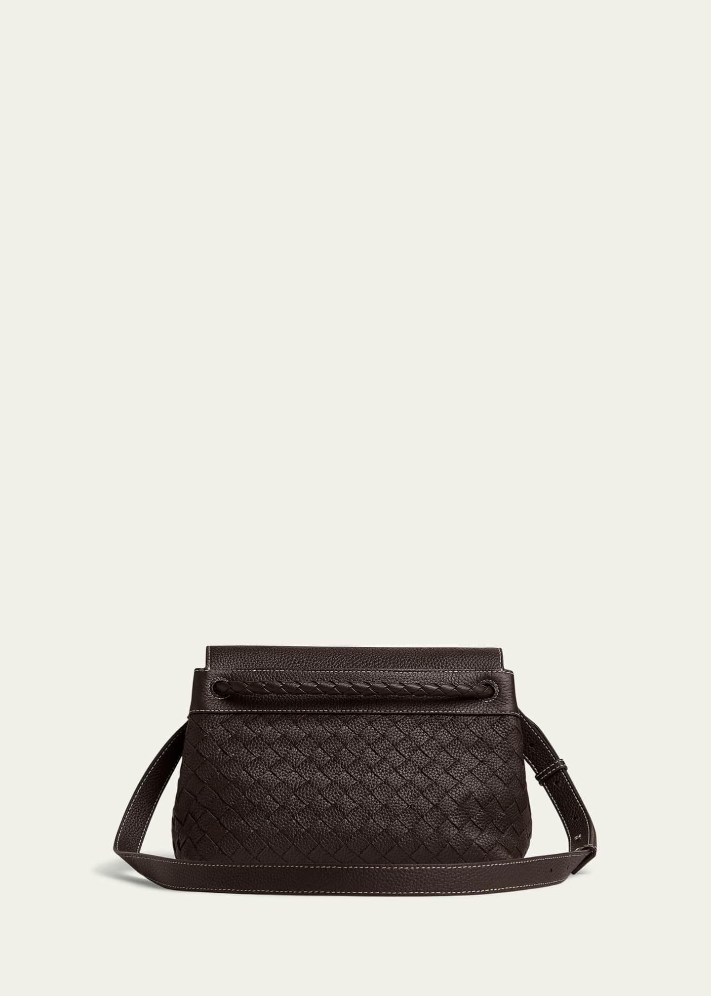 Bottega Veneta Small Andiamo Intrecciato Leather Messenger Bag Image 3 of 4
