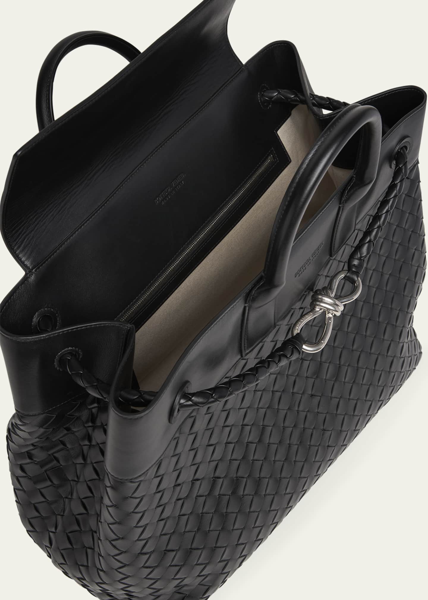 Bottega Veneta Men's Small Andiamo Voyager Intrecciato Shoulder Bag Image 4 of 6