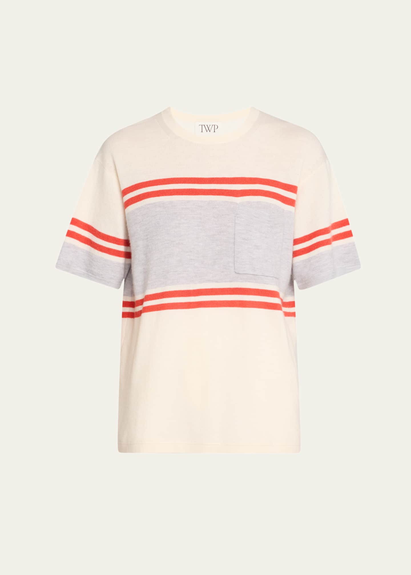 TWP Engineered Stripe Big Boy Tee Image 1 of 5