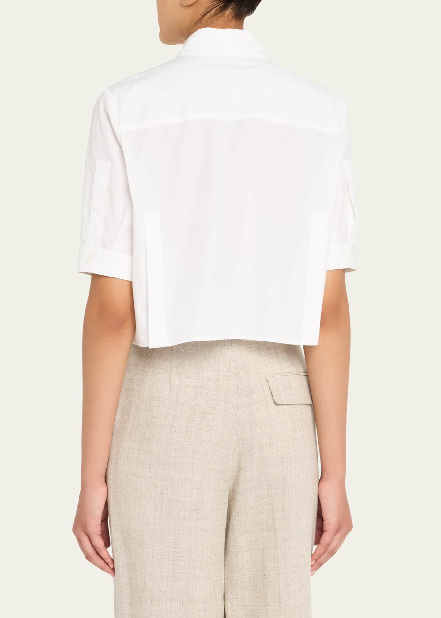 TWP Short Lived Button-Front Shirt Image 3 of 5
