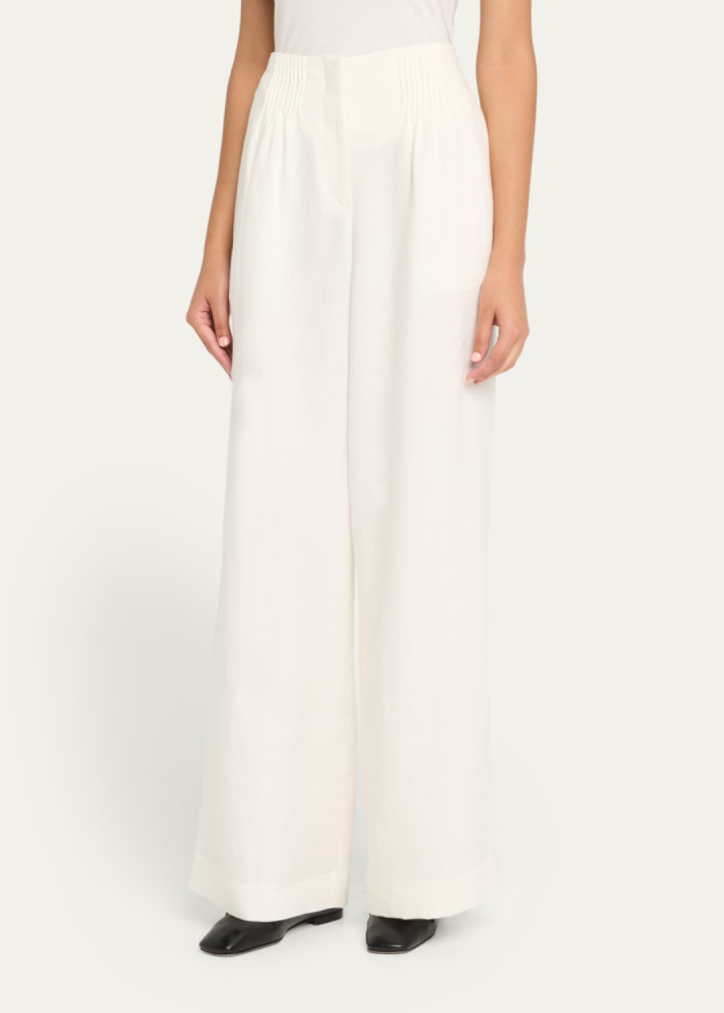 TWP Mini Pleat Trousers Image 4 of 5