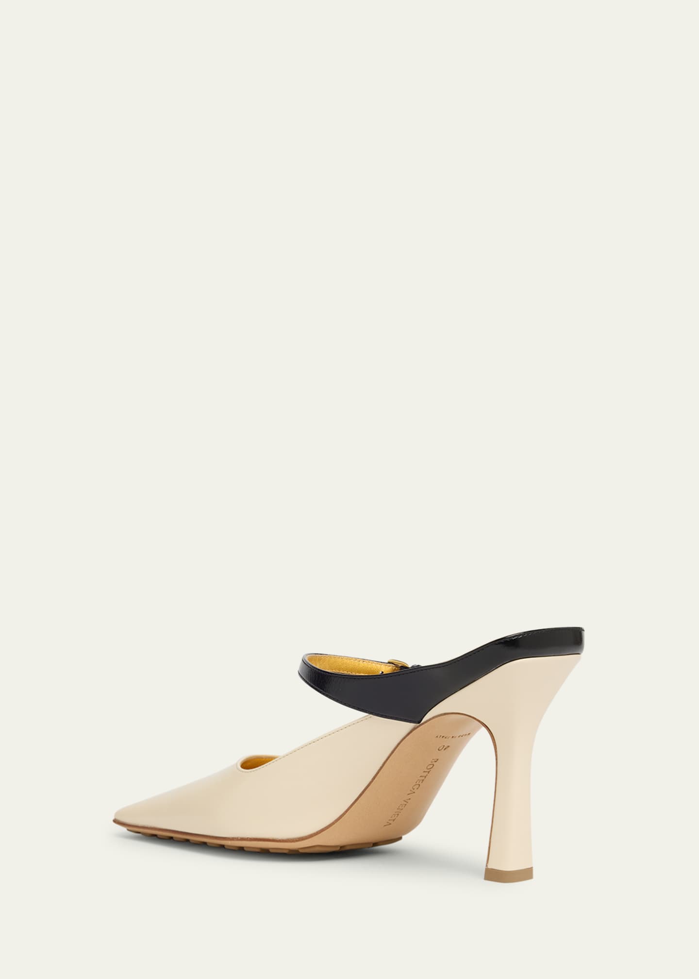 Bottega Veneta Nappa Leather Mary Jane Pumps Image 4 of 6
