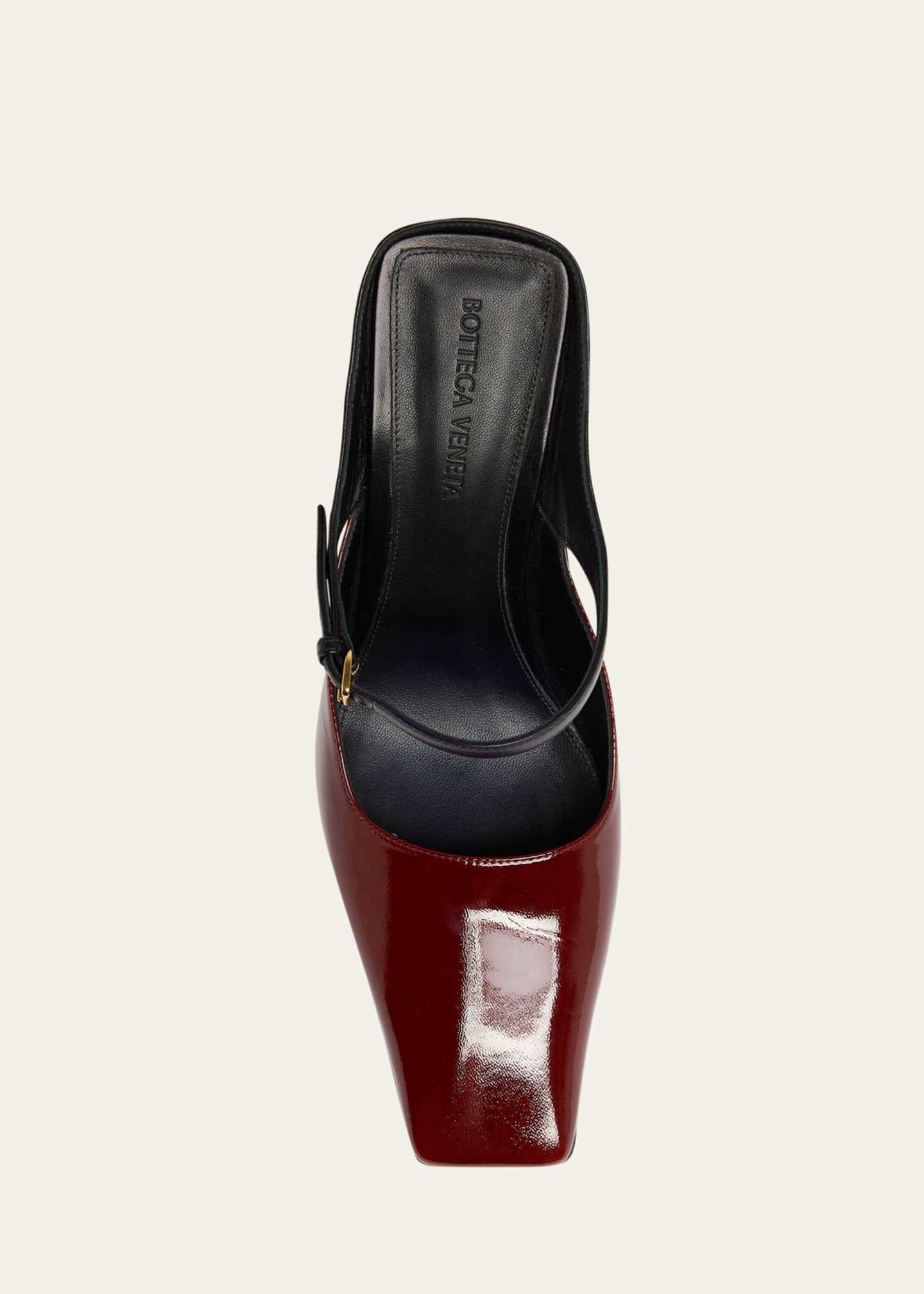 Bottega Veneta Patent Leather Mary Jane Pumps Image 6 of 6