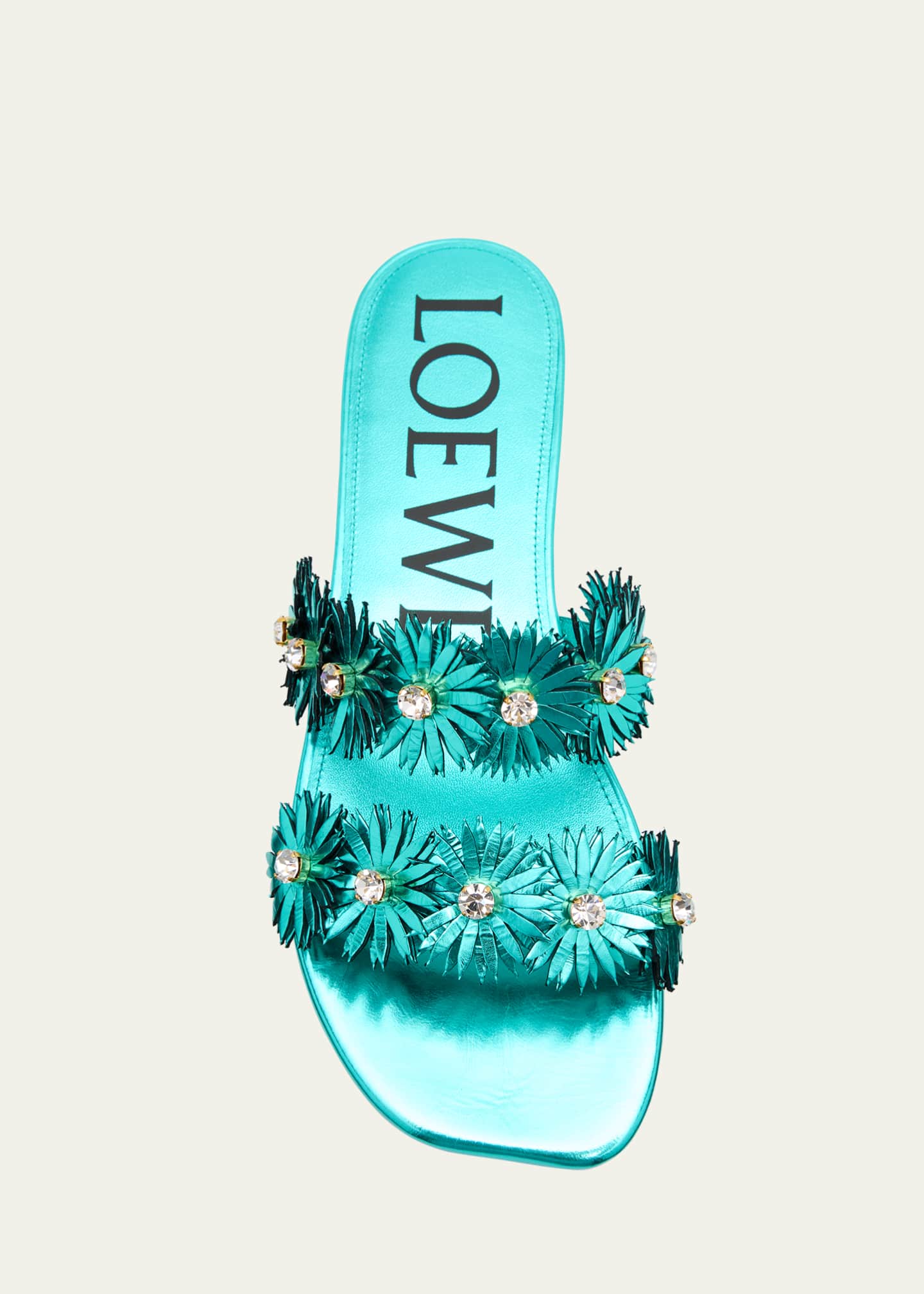 Loewe Petal Flower Crystal Sandals Image 6 of 6