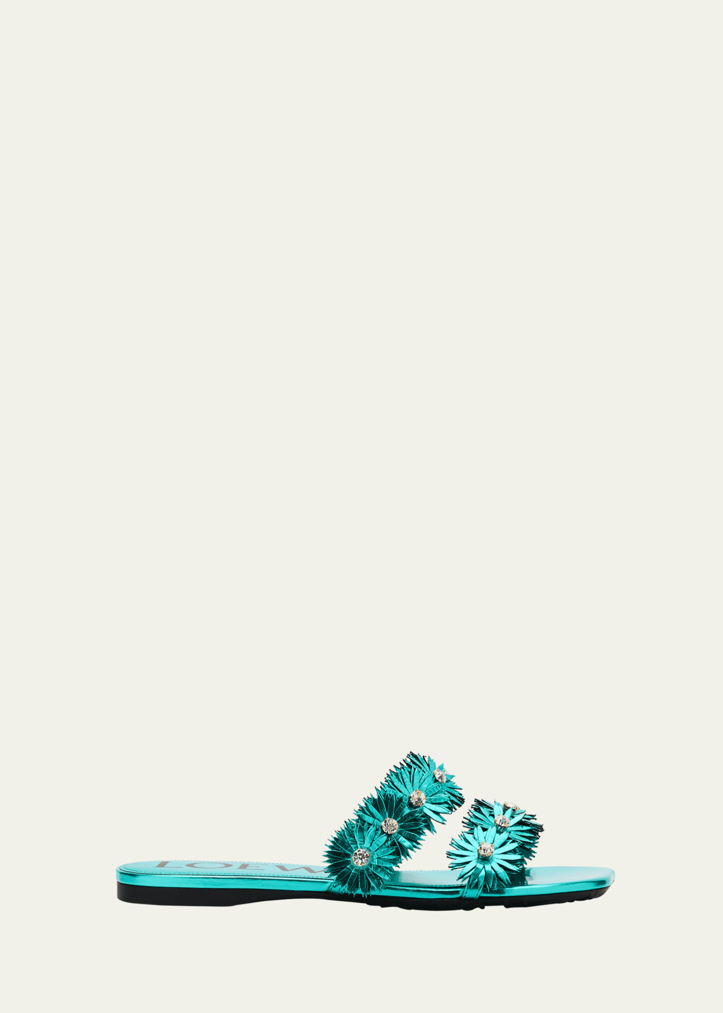Loewe Petal Flower Crystal Sandals Image 1 of 6