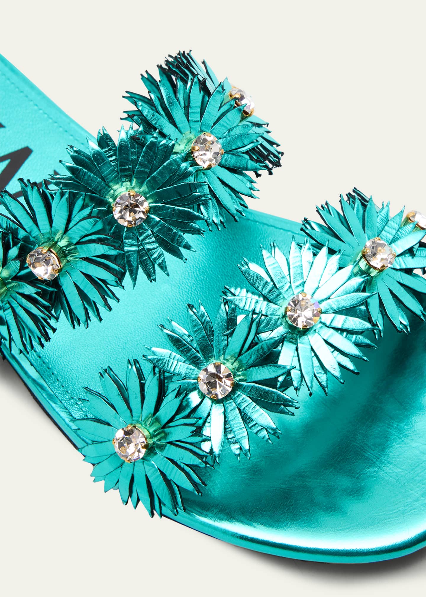 Loewe Petal Flower Crystal Sandals Image 5 of 6