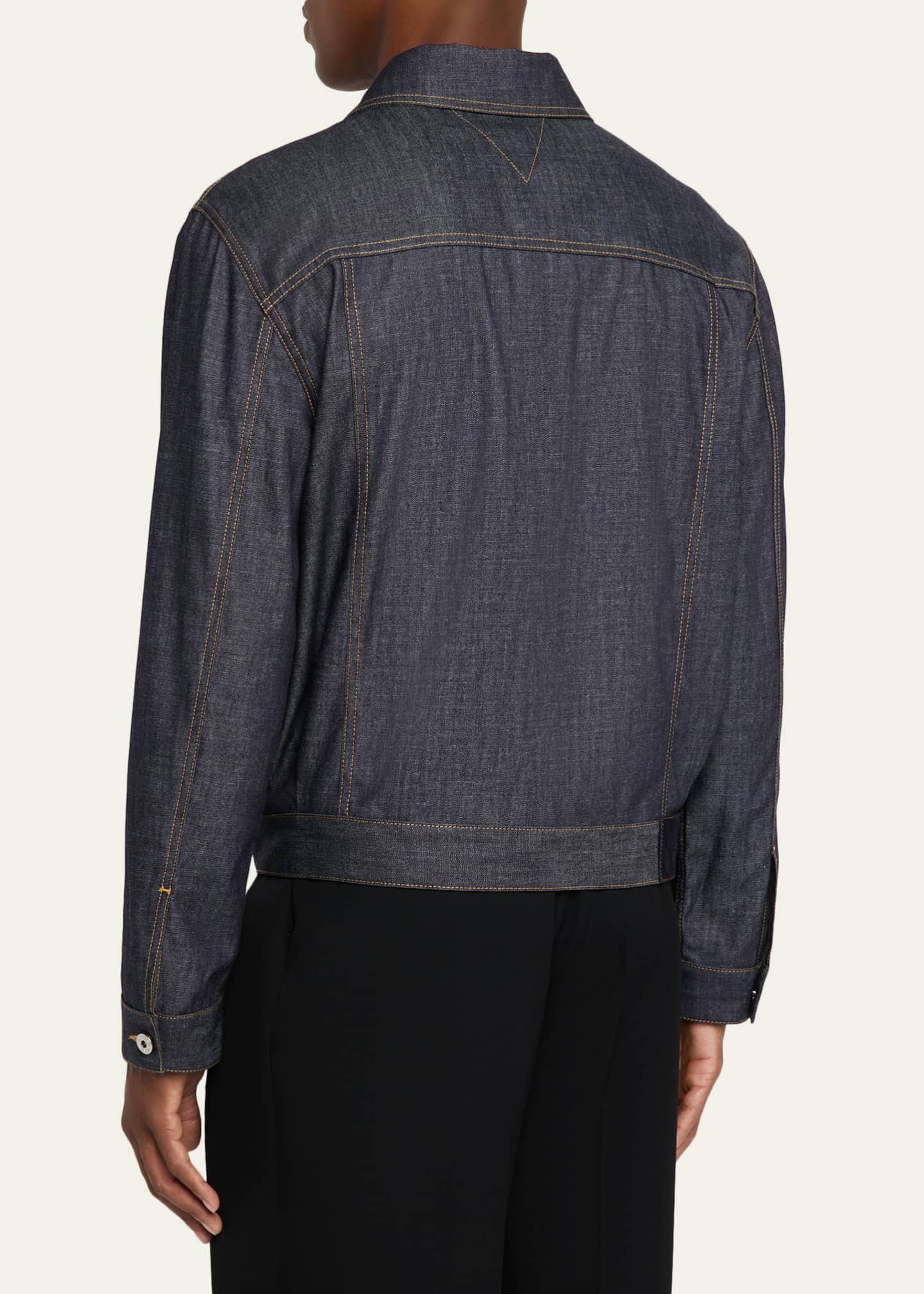 Bottega Veneta Men's Indigo Denim Jacket - Bergdorf Goodman