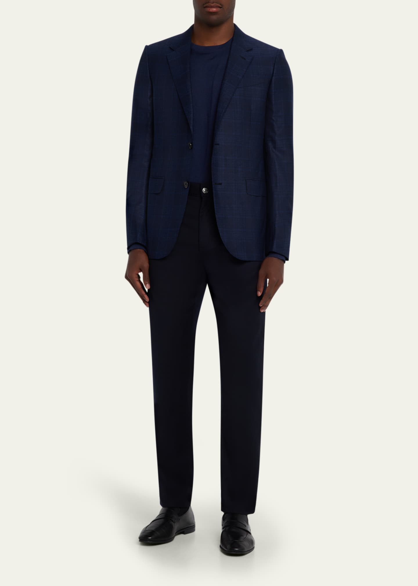 ZEGNA Men's Wool Tonal Plaid Single-Breasted Sport Coat - Bergdorf