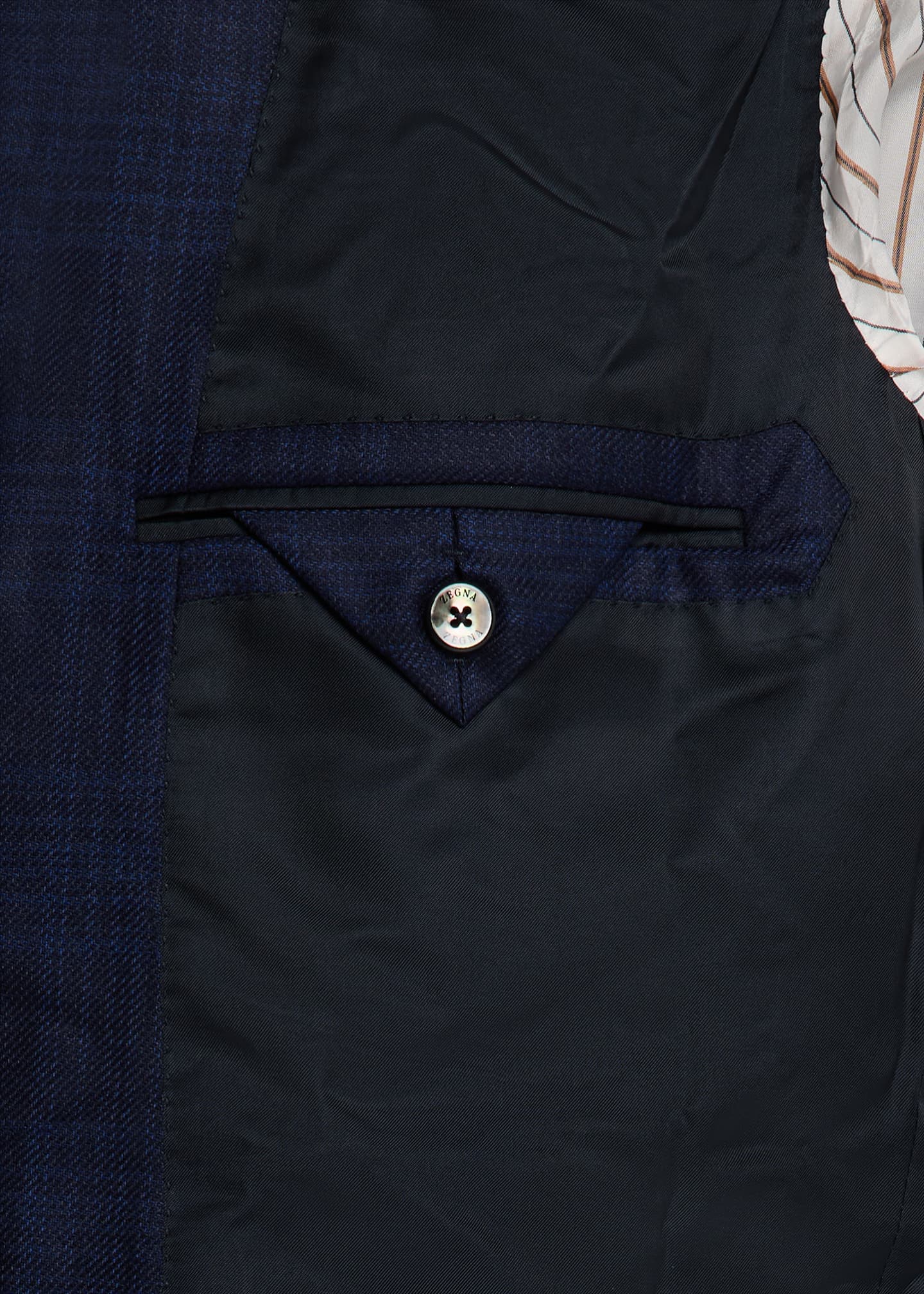ZEGNA Men's Wool Tonal Plaid Single-Breasted Sport Coat - Bergdorf