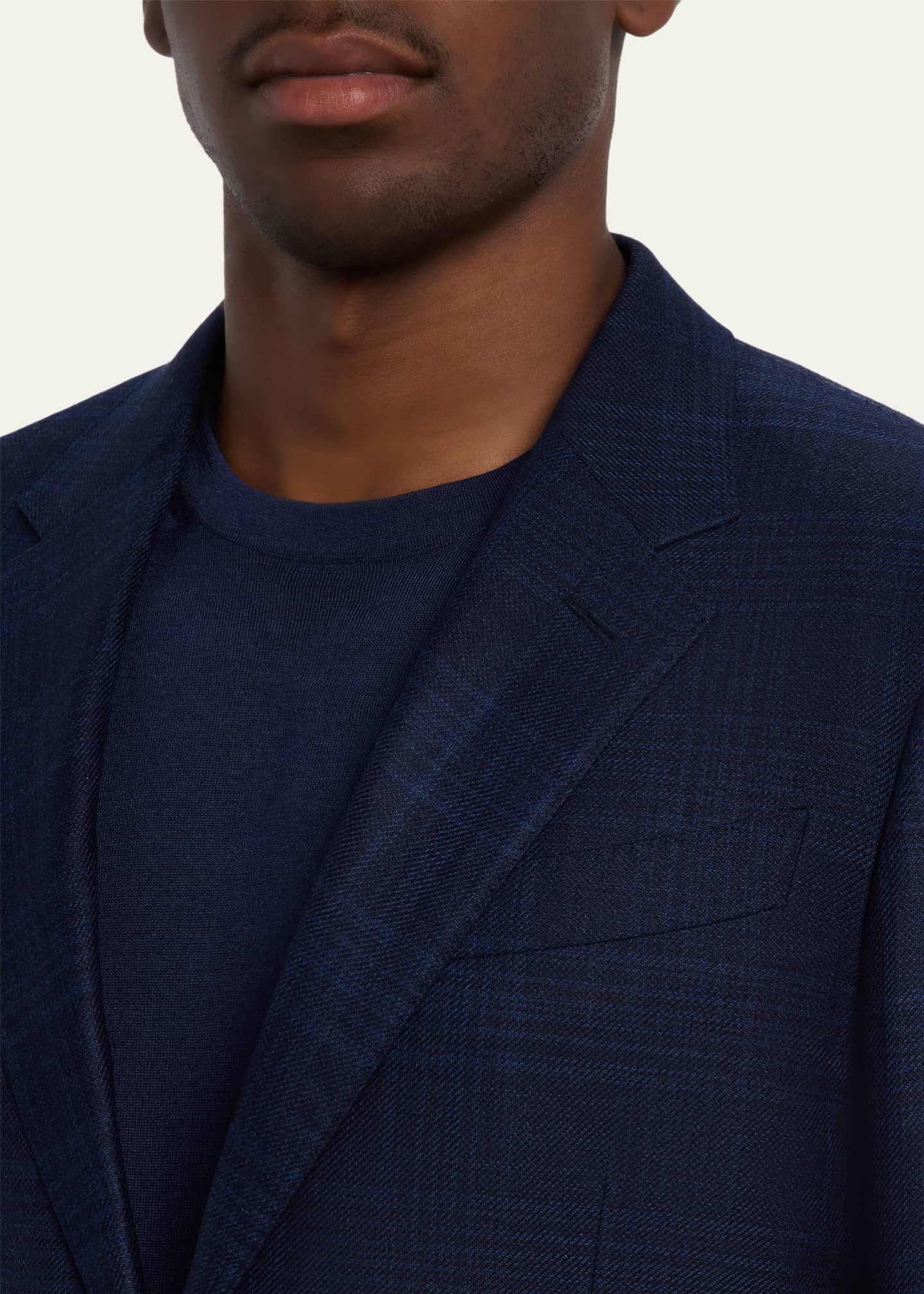 ZEGNA Men's Wool Tonal Plaid Single-Breasted Sport Coat - Bergdorf