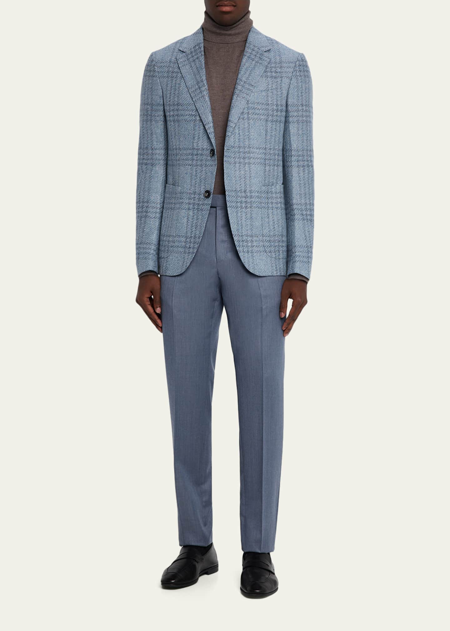 ZEGNA Men's Maxi-Plaid Woven Patch-Pocket Sport Coat - Bergdorf