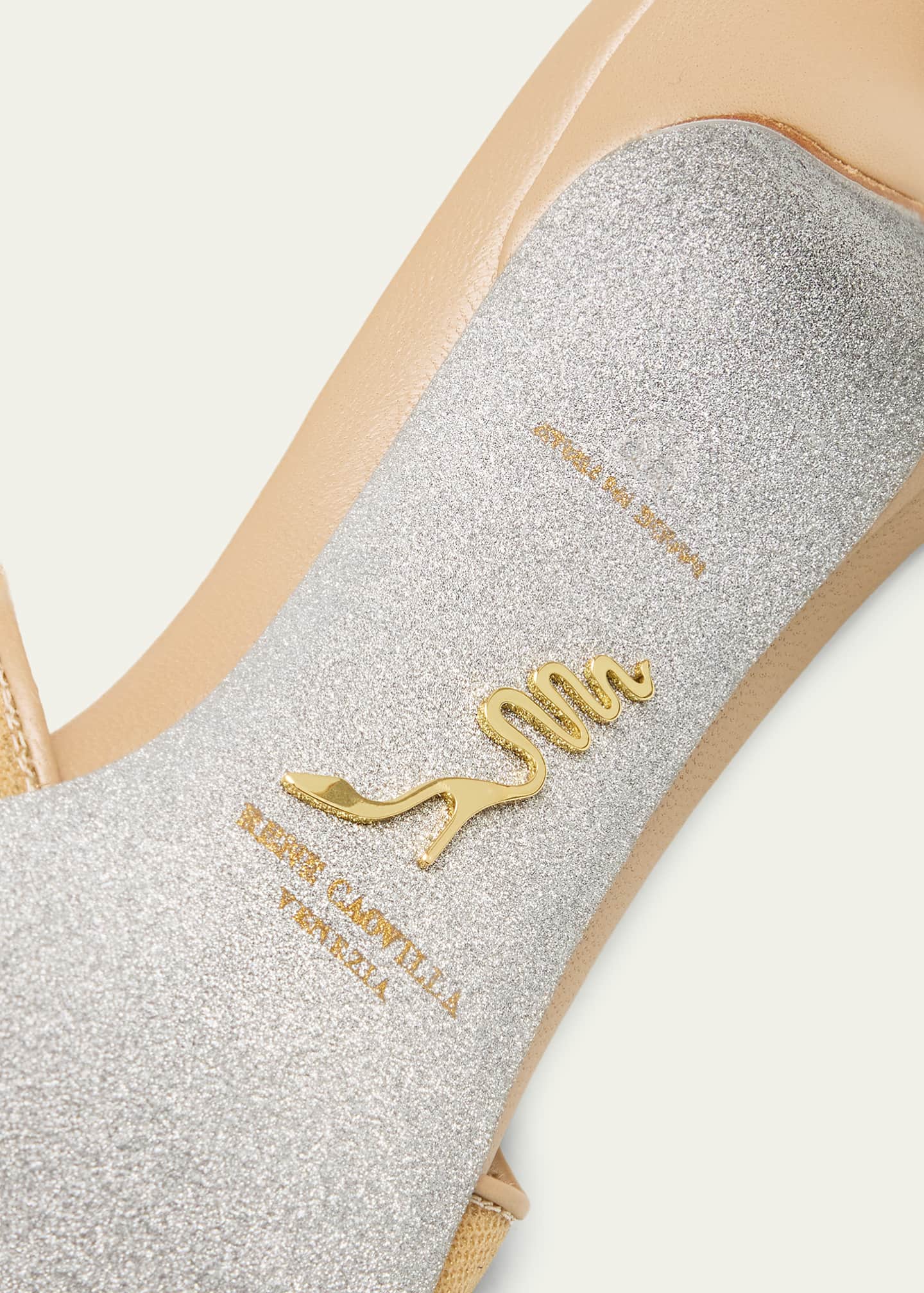 Rene Caovilla 80mm Embellished Net Tulle Pumps - Bergdorf Goodman