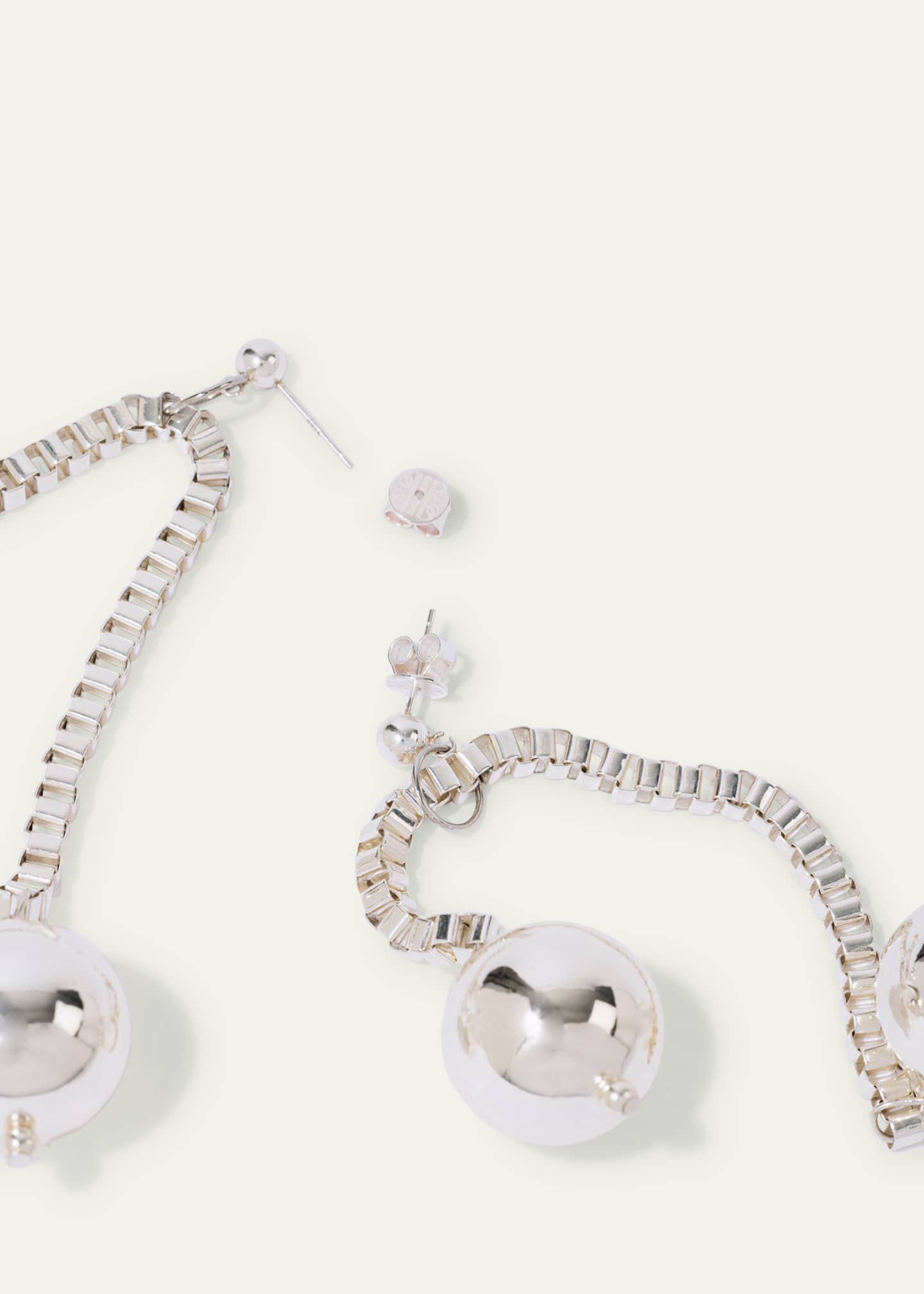 PEARL OCTOPUSS.Y Chained Sphere Earrings Image 2 of 2