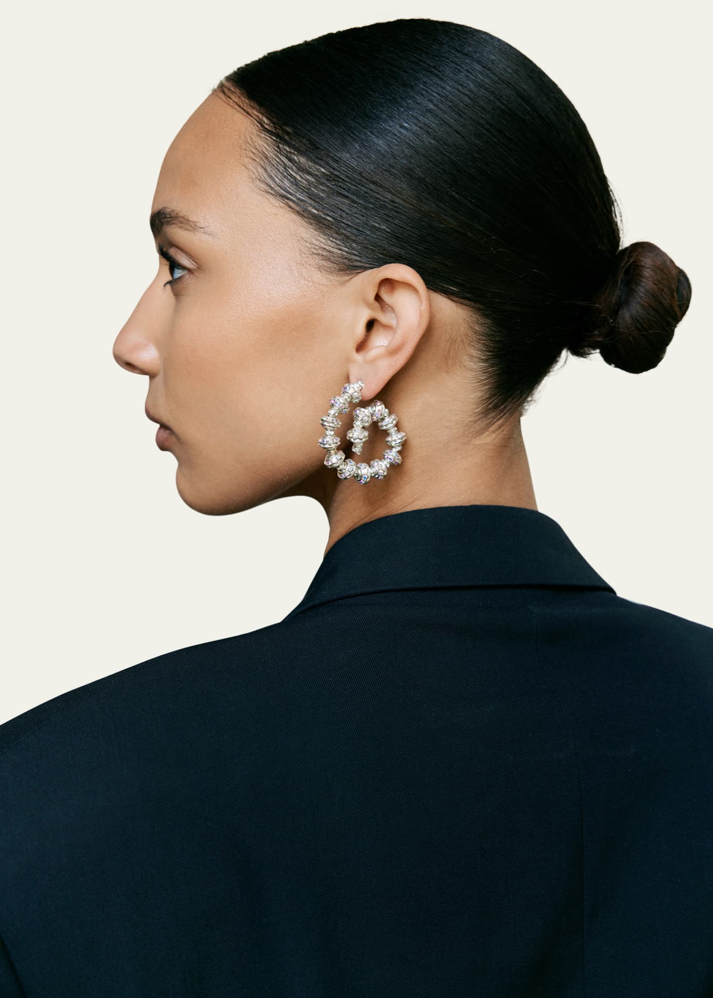 PEARL OCTOPUSS.Y Spiral Hoop Earrings Image 2 of 3