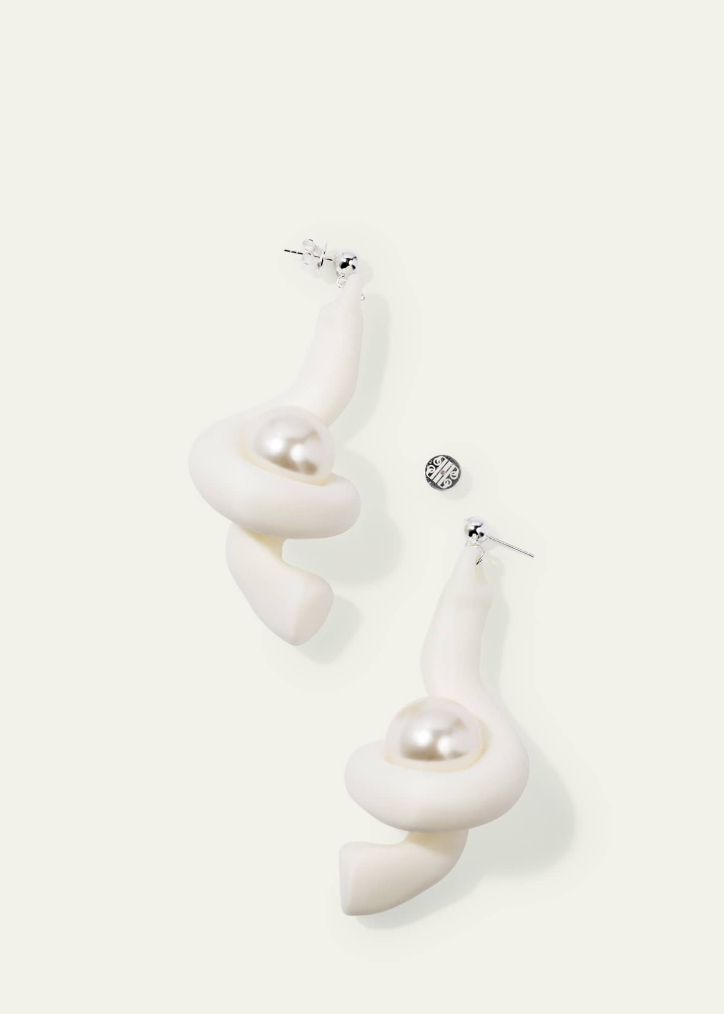 PEARL OCTOPUSS.Y Faux Mother-of-Pearl Earrings Image 2 of 2