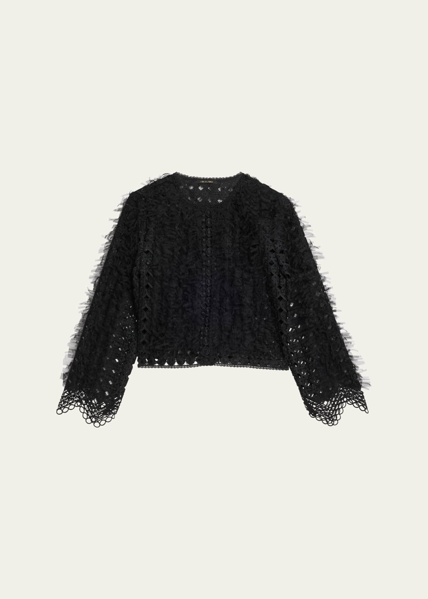 Kobi Halperin Ollie Lace Fringe Jacket Image 1 of 5