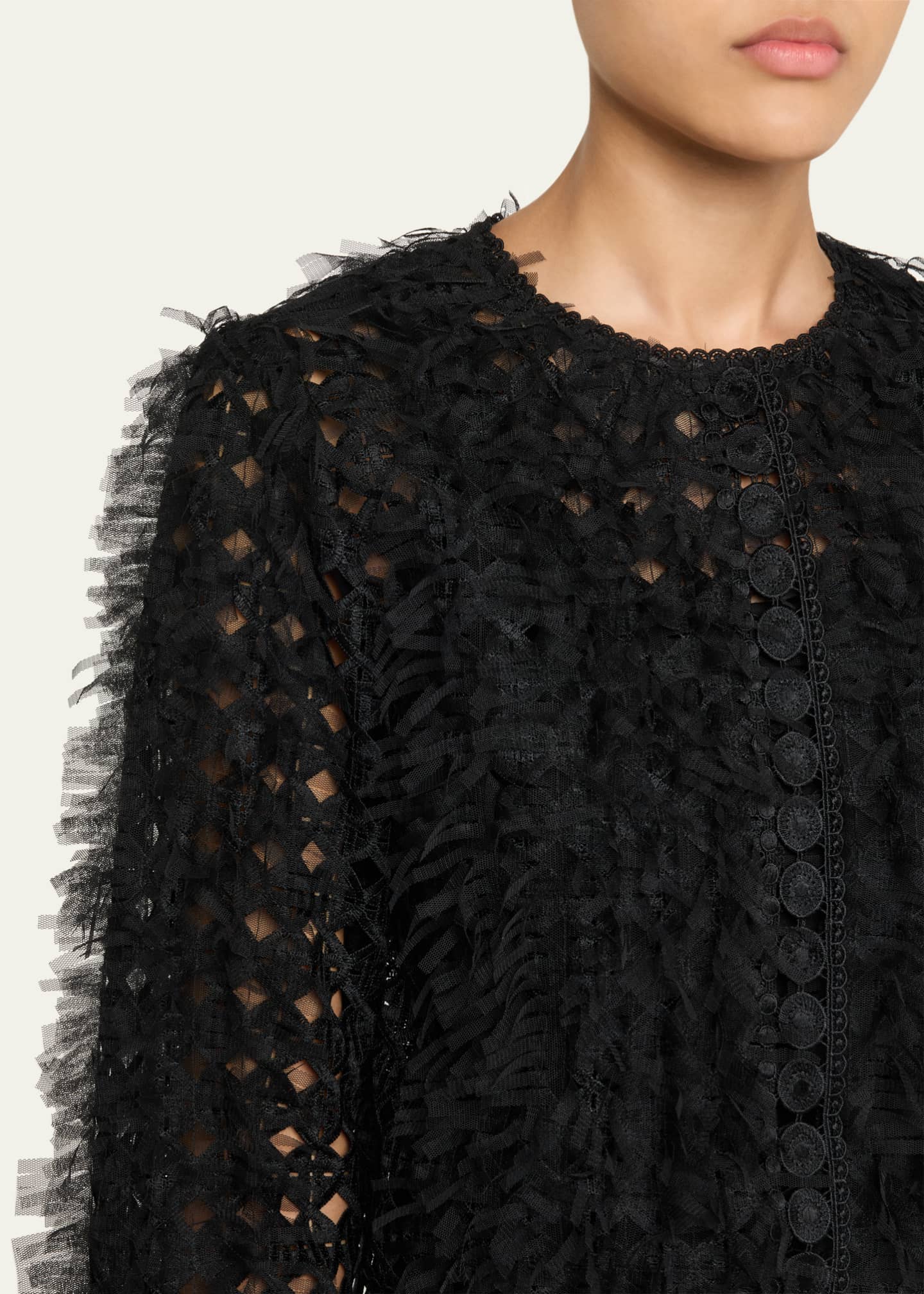 Kobi Halperin Ollie Lace Fringe Jacket Image 5 of 5