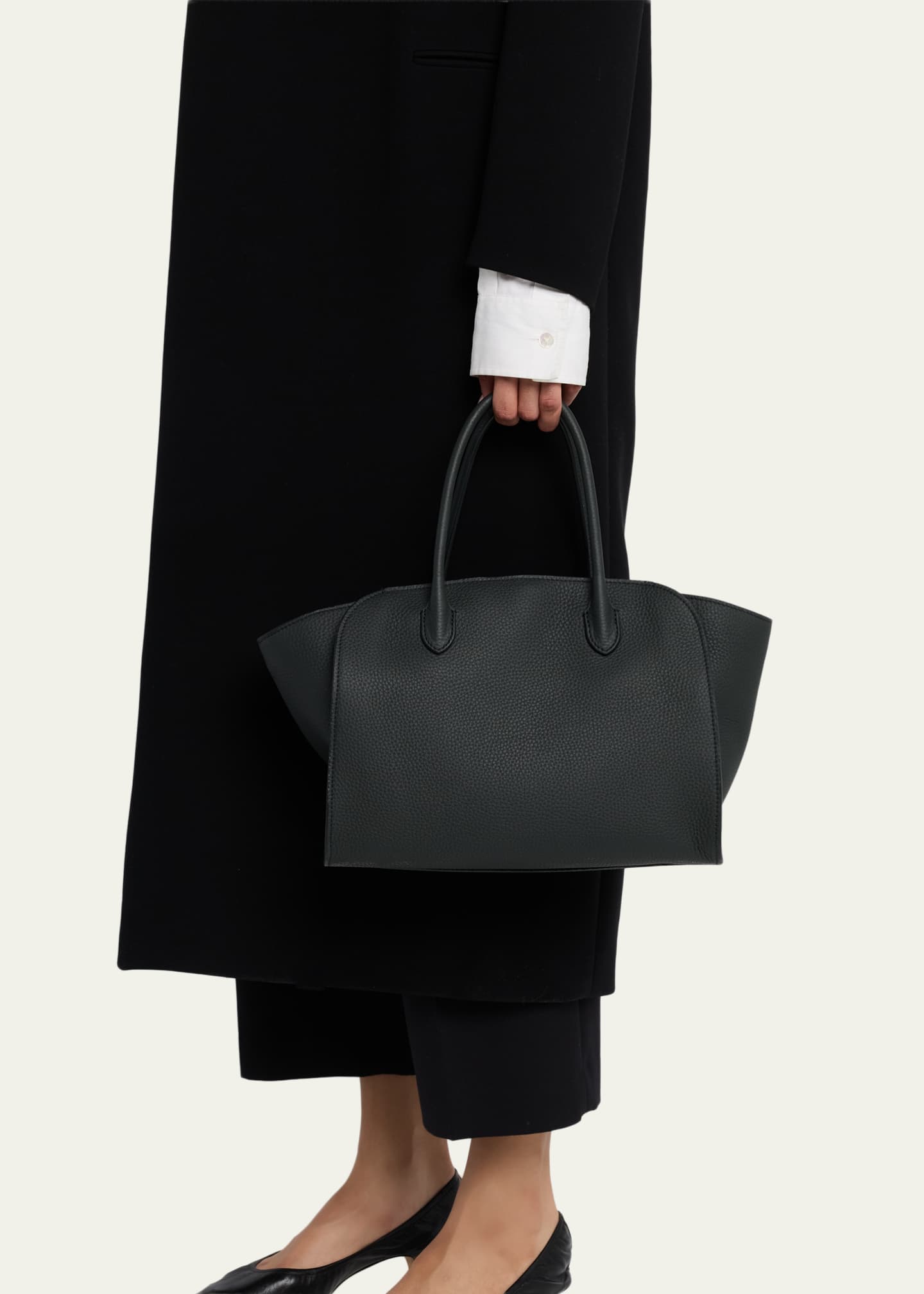 THE ROW Marlo 12 Shoulder Bag in Grain Leather - Bergdorf Goodman