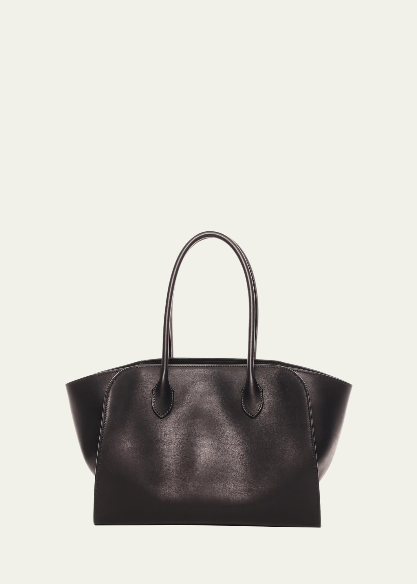 The Row Marlo 12 Tote Bag in Saddle Leather - Bergdorf Goodman