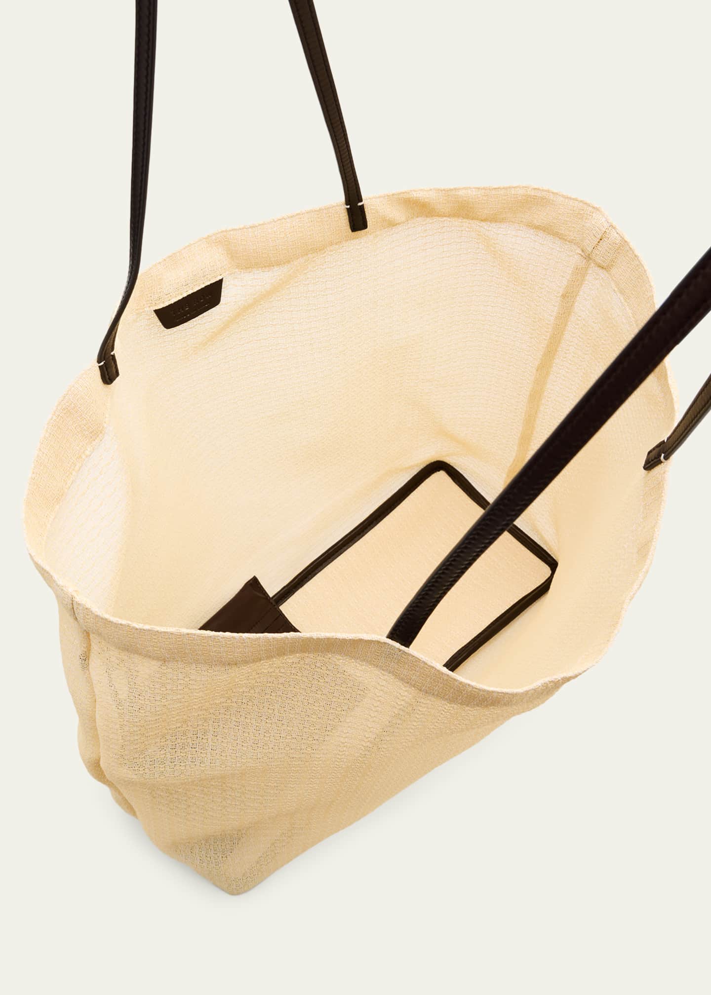 トートバッグ THE ROW Barn ivory mesh tote bag The Row | Barn ivory mesh tote bag | Savannahs