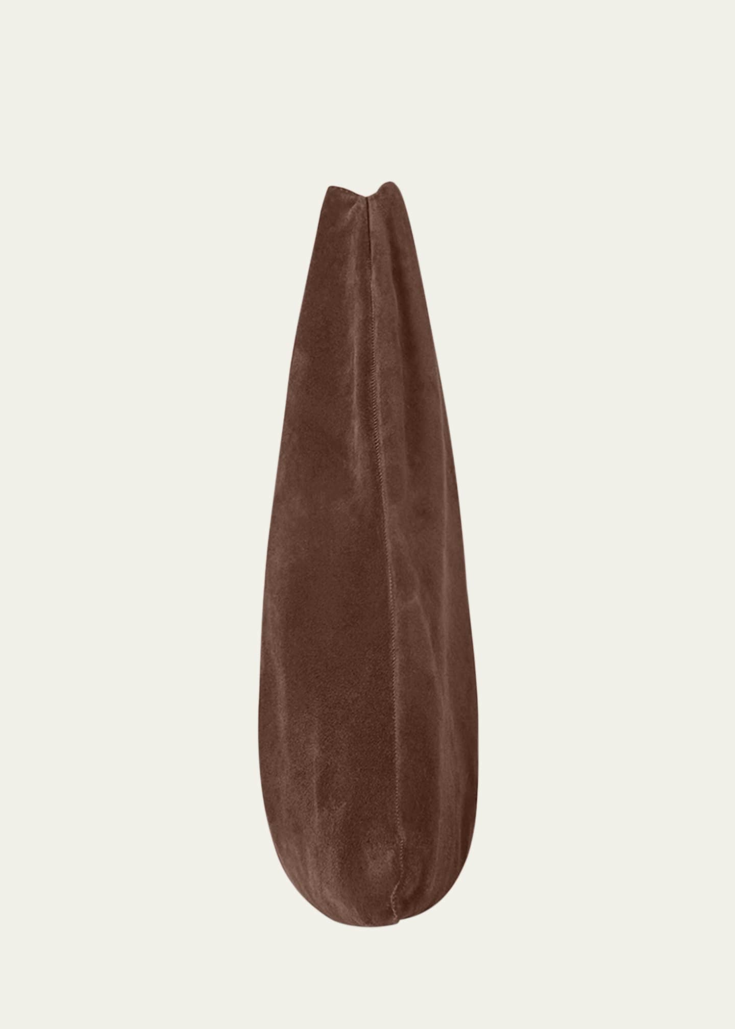 Small Bindle Top-Handle Bag in Plush Suede