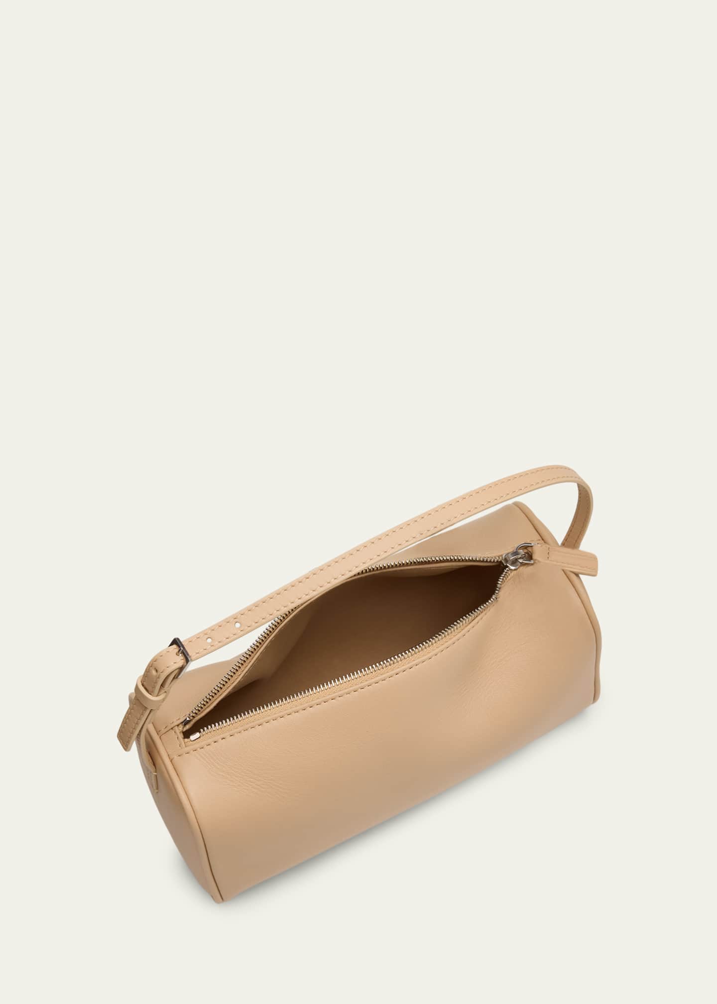 90s Top-Handle Bag in Silk Leather