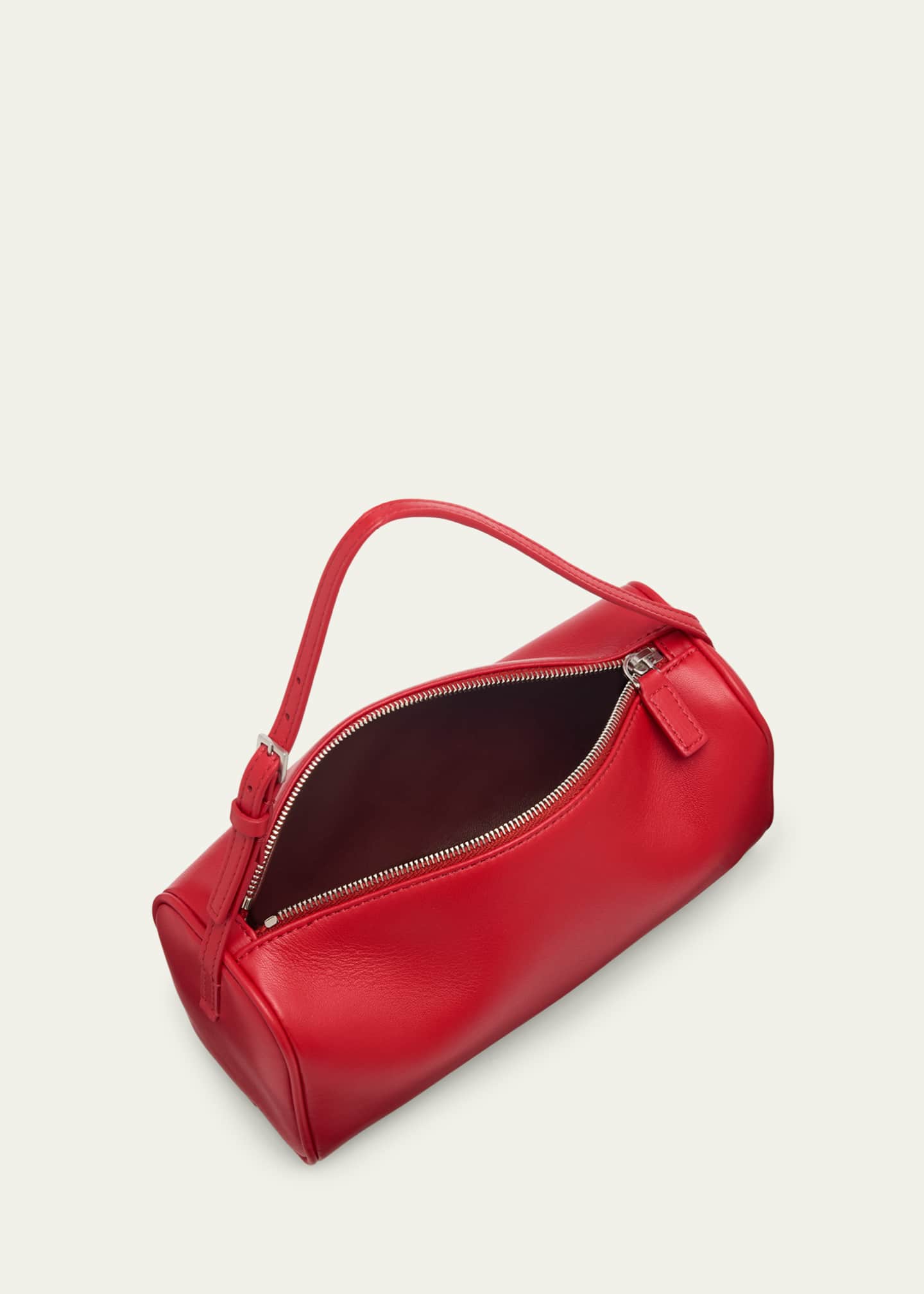 90s Top-Handle Bag in Silk Leather