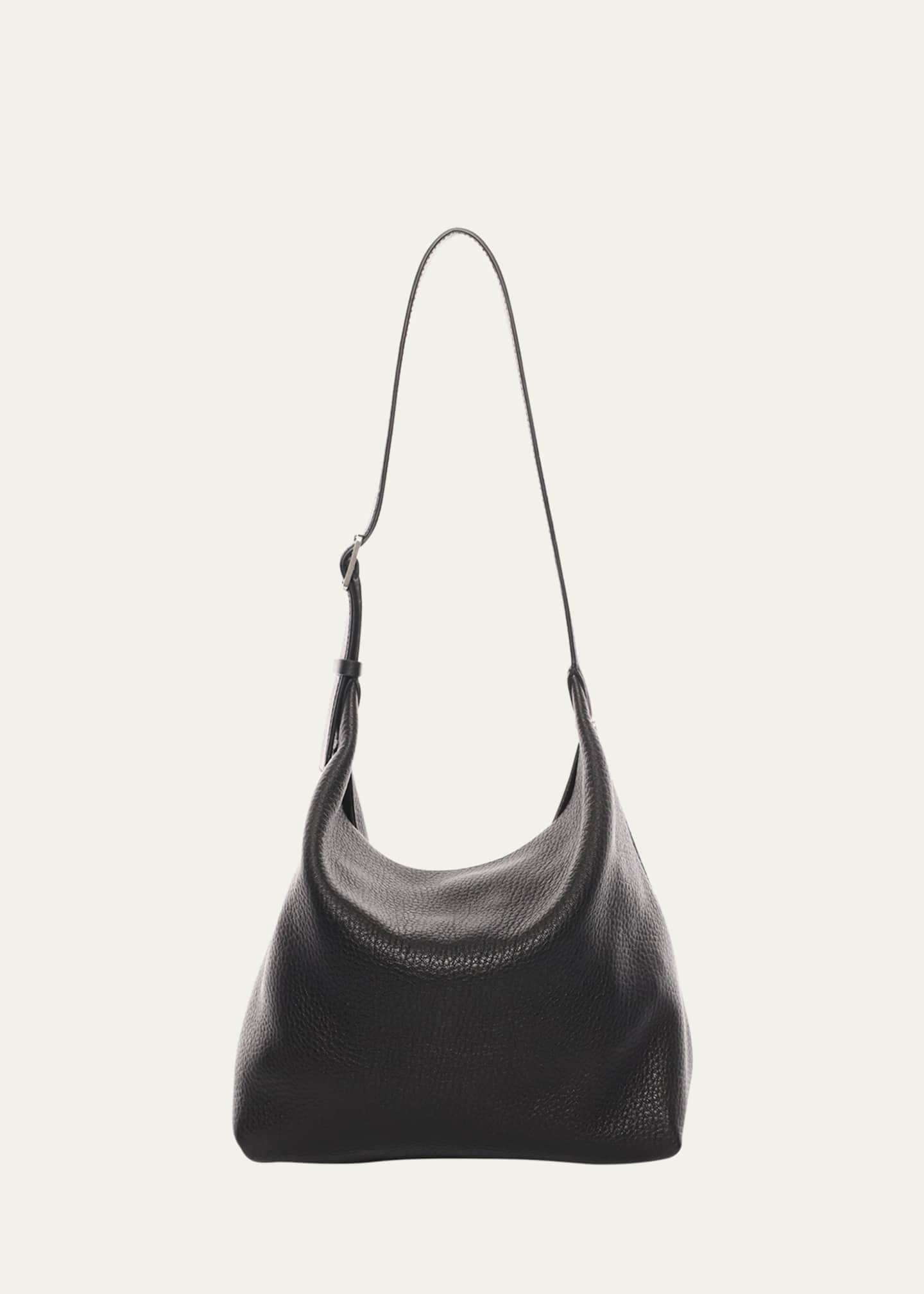 THE ROW Isa Shoulder Bag in Deerskin Leather Image 1 of 2