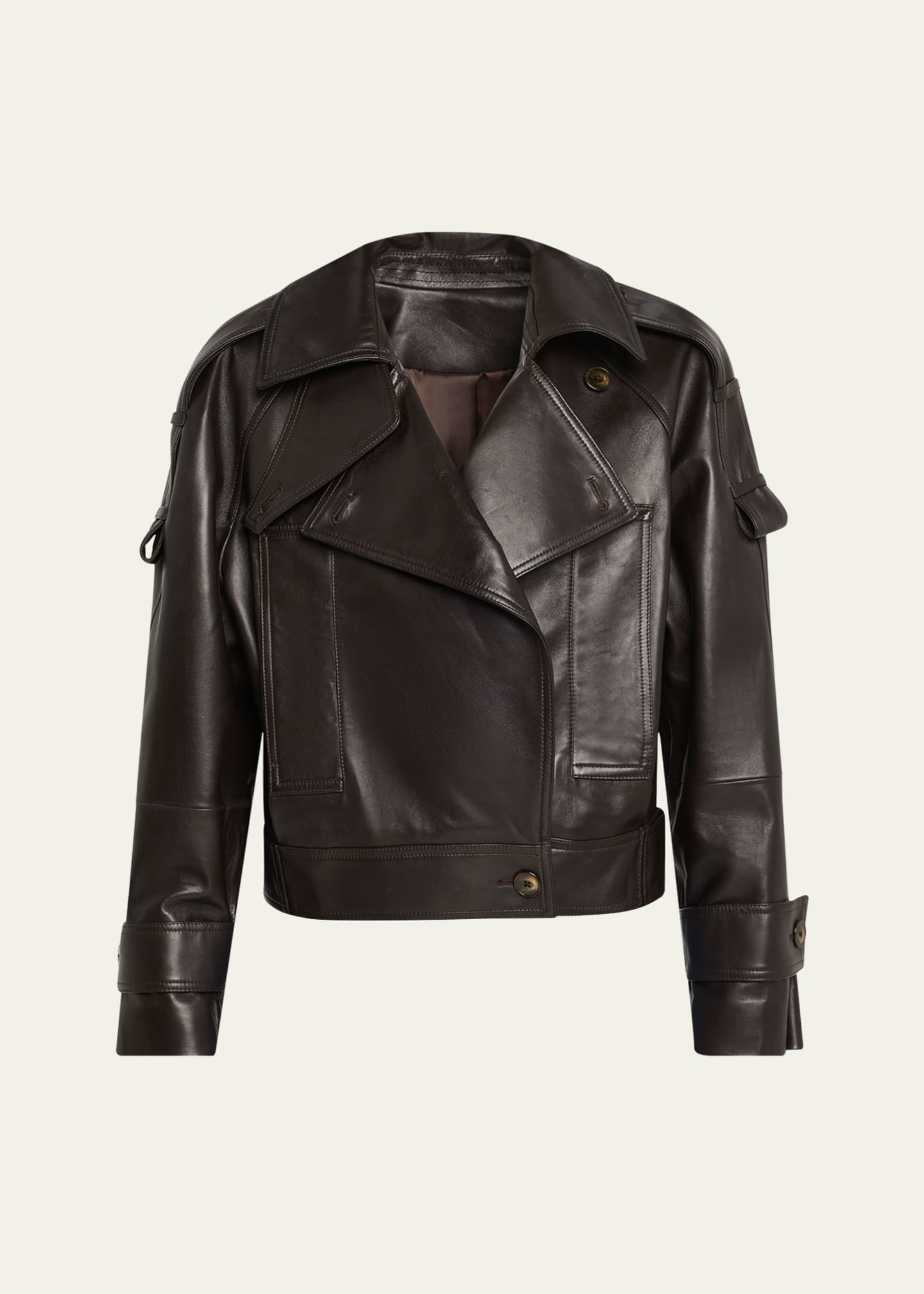 A.L.C. Miles Leather Utility Jacket - Bergdorf Goodman