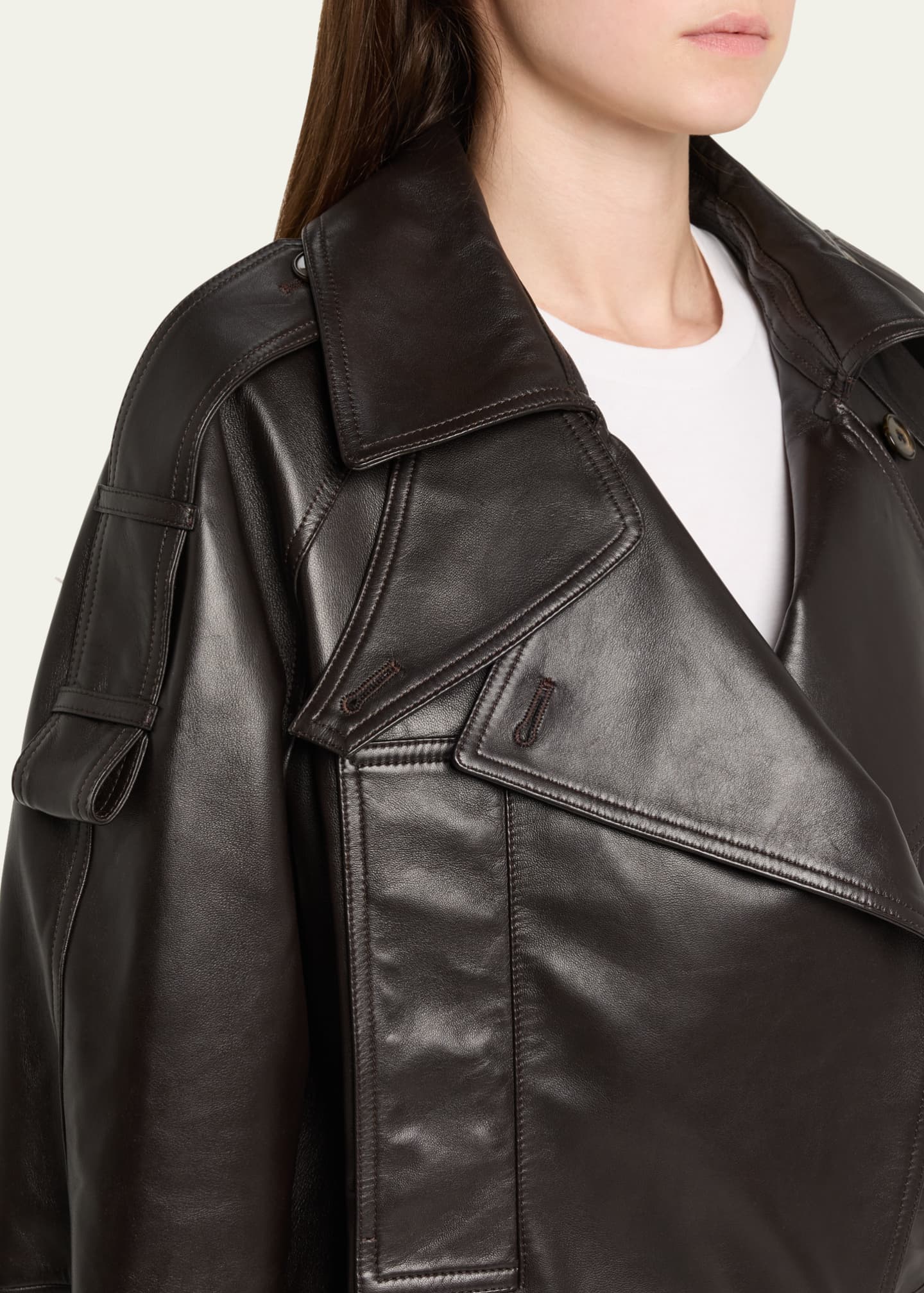 Miles Leather Utility Jacket