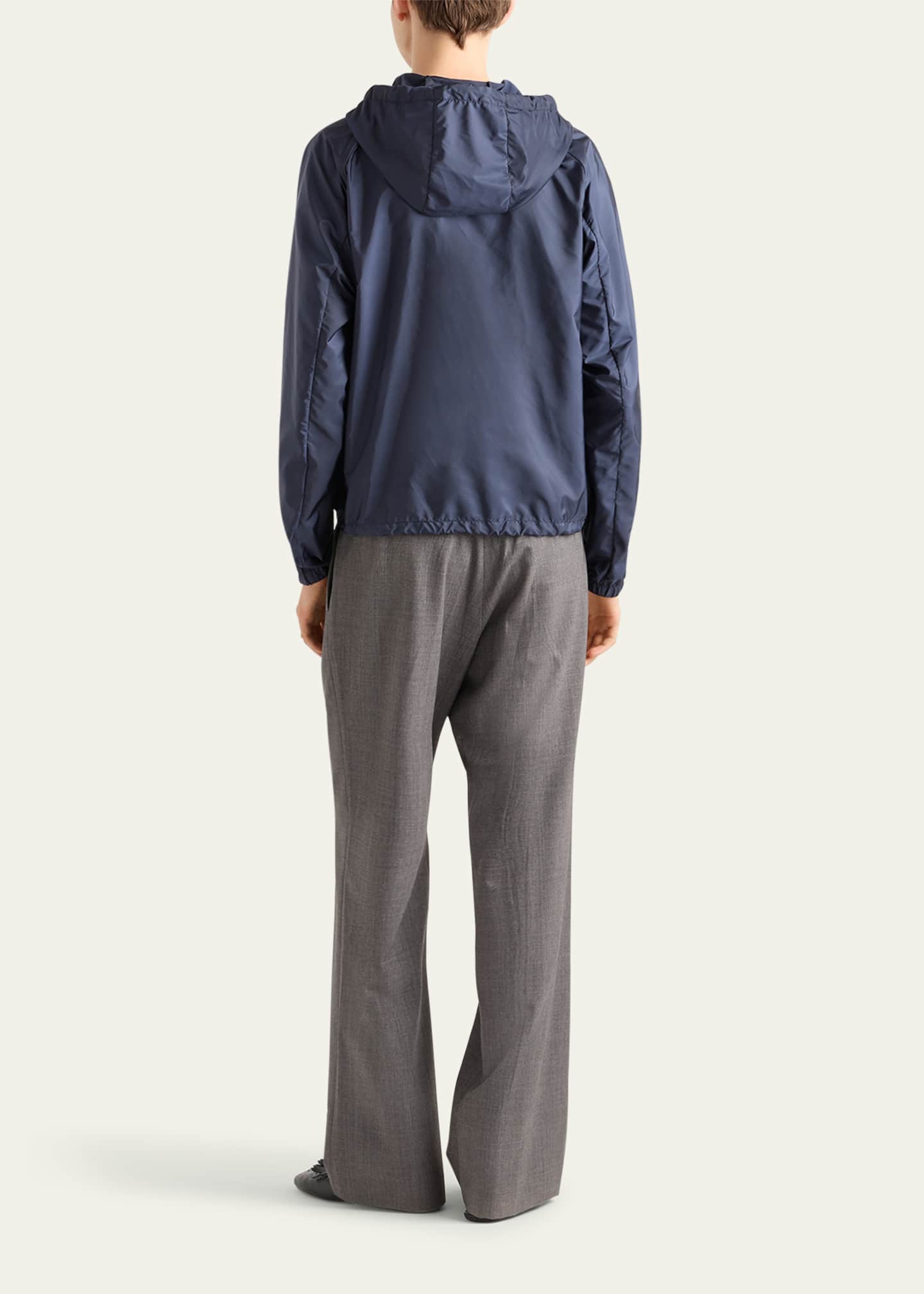 Prada Men's Re-Nylon Hooded Jacket Image 3 of 4