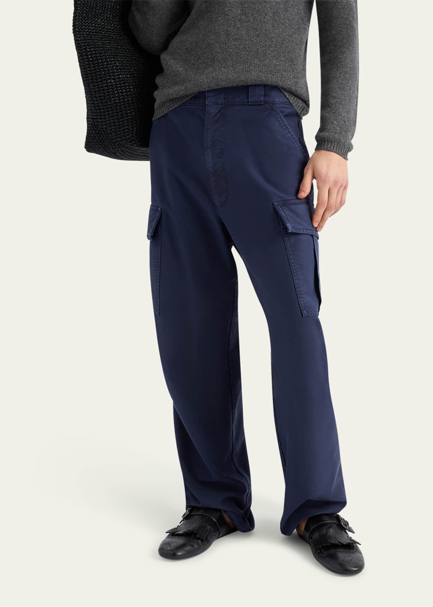 Prada Men's Cargo Pants in Raso Old Image 4 of 5