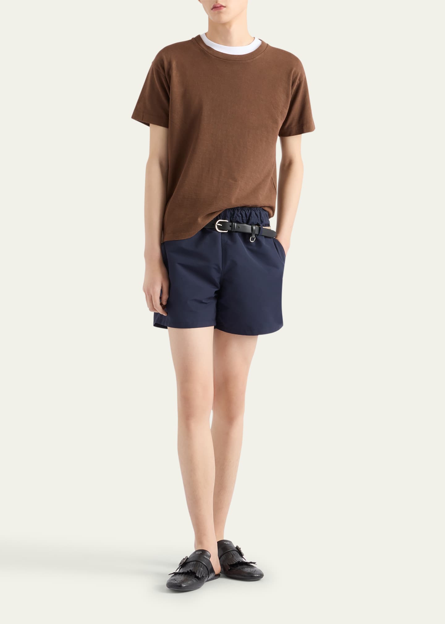 Prada Men's Nylon Swim Trunks Image 2 of 5