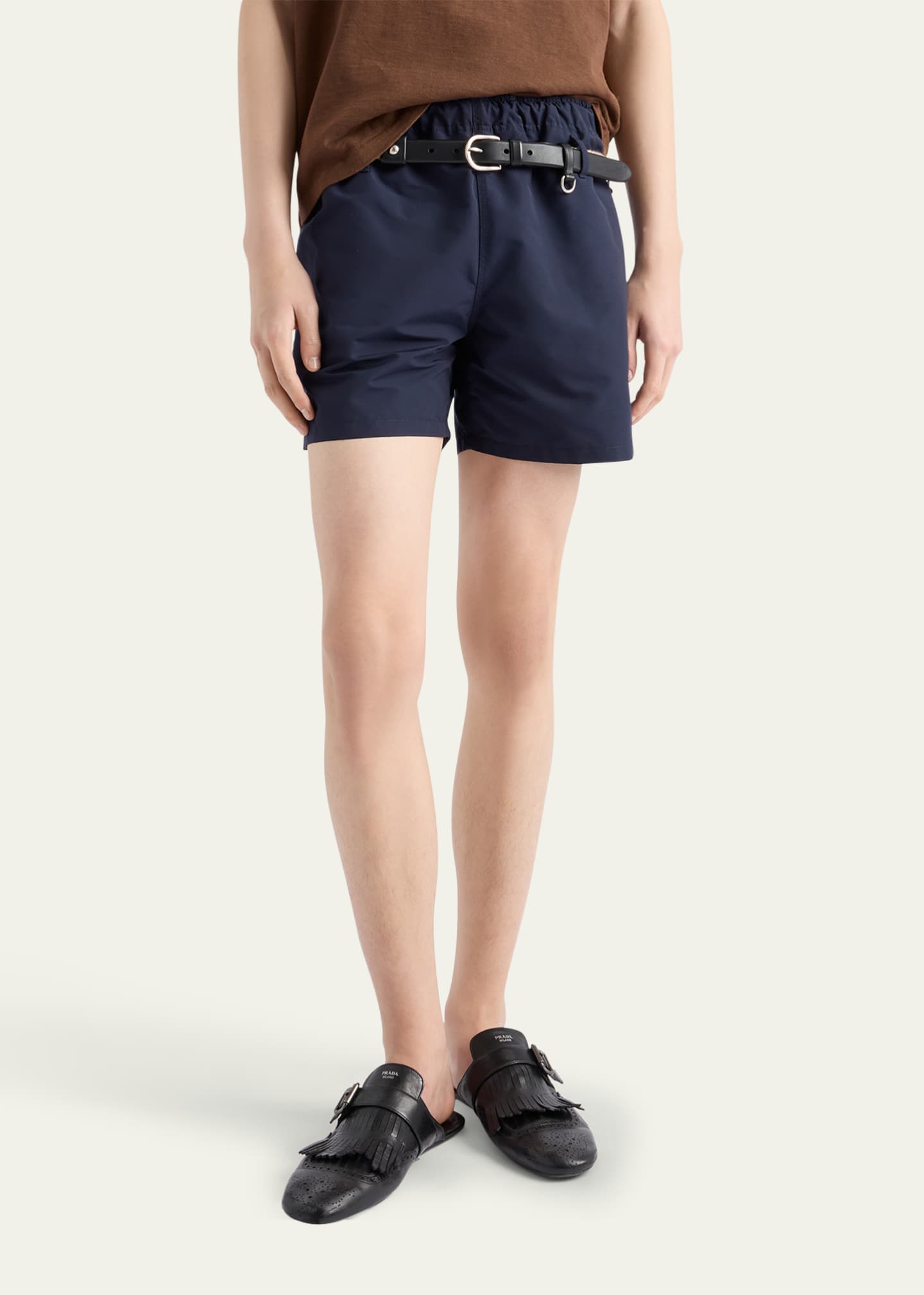 Prada Men's Nylon Swim Trunks Image 4 of 5