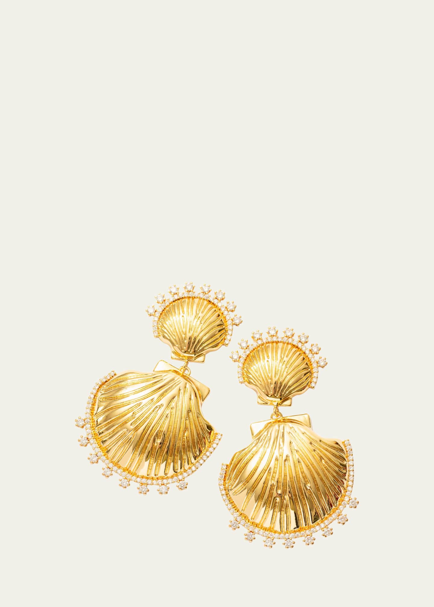 Frasier Sterling Eze Shell Drop Earrings