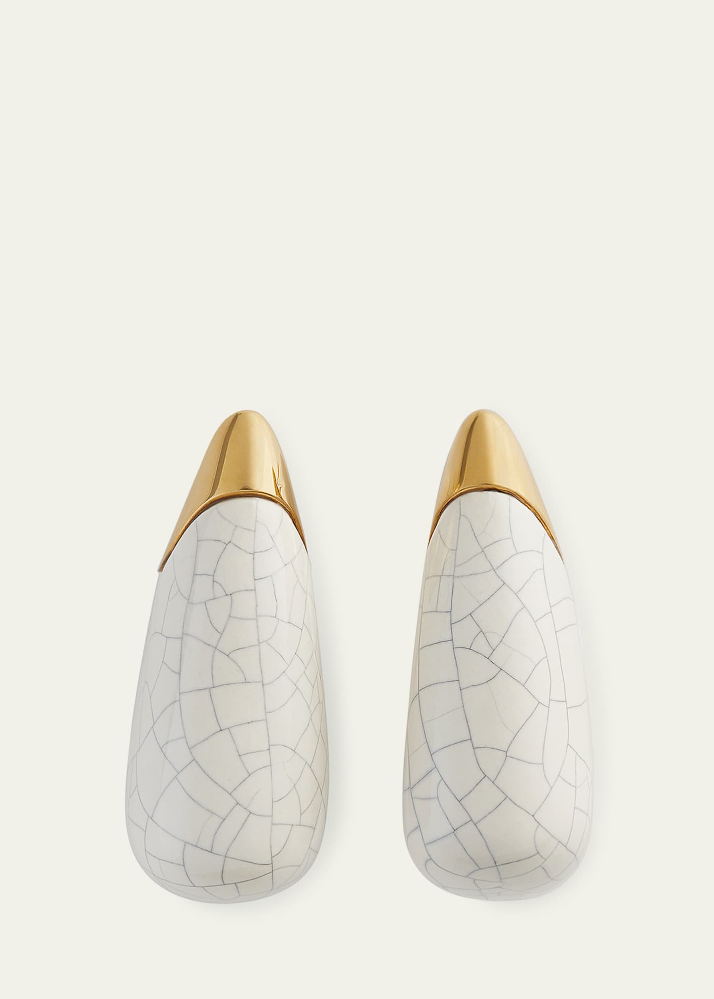 Bottega Veneta Fin Ceramic Earrings Image 3 of 4
