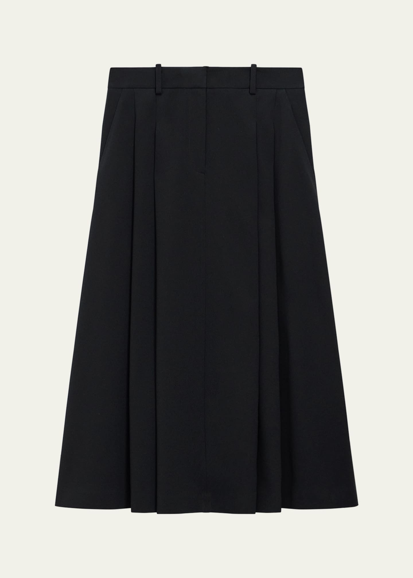 Theory Double-Pleat Trouser Maxi Skirt Image 1 of 5